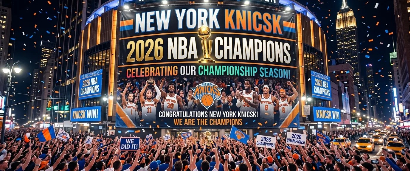 New York Knicks banner