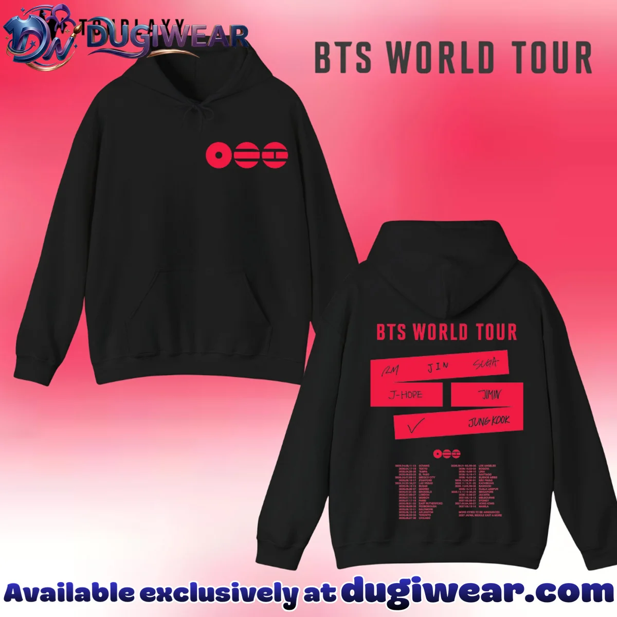 BTS World Tour T-Shirt & Hoodie - Series 7