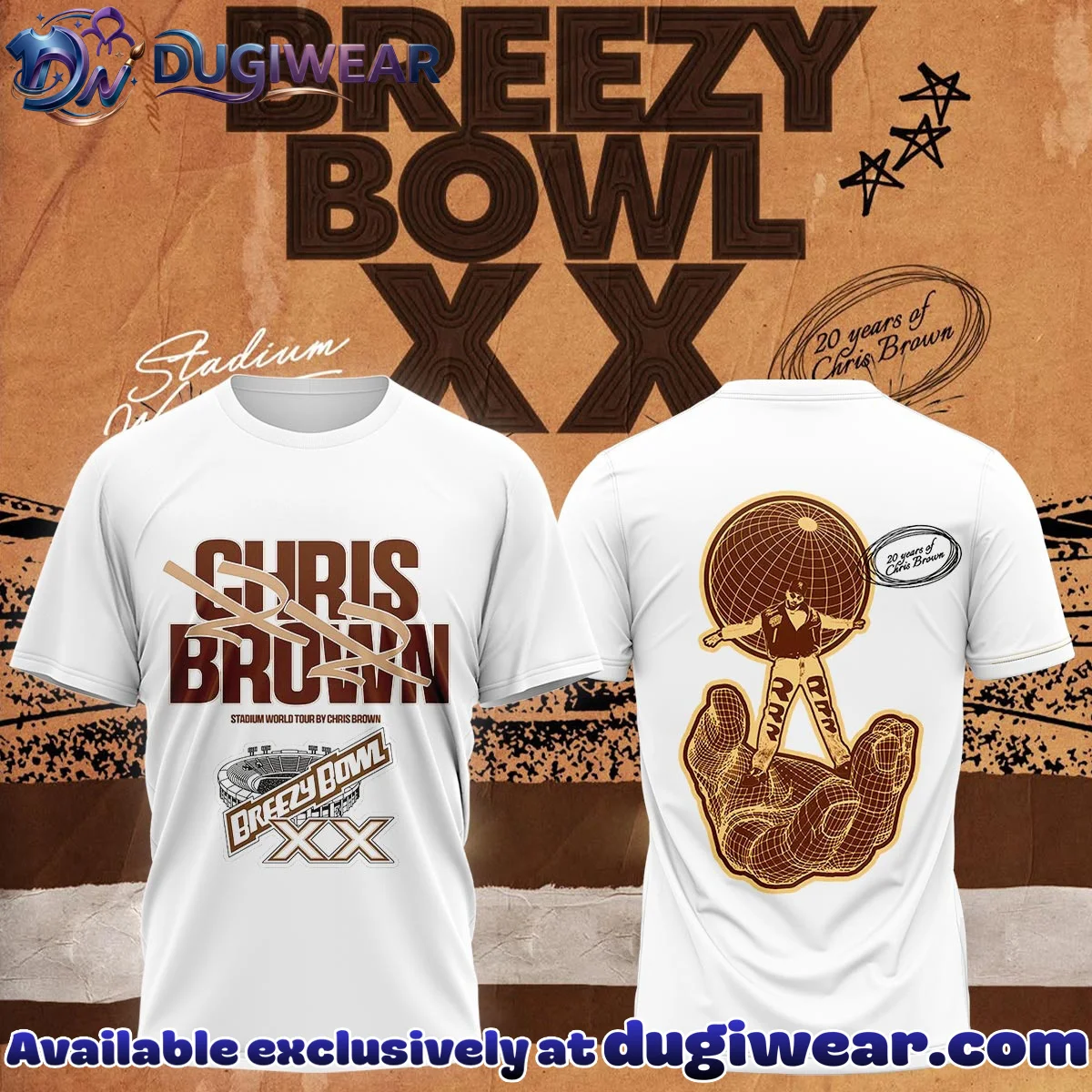 Chris Brown Breezy Bowl XX T-Shirt & Hoodie - Series 1