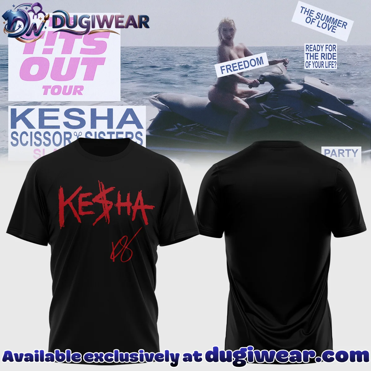 Kesha The Freedom Tour Shirt & Hoodie (Design 5)