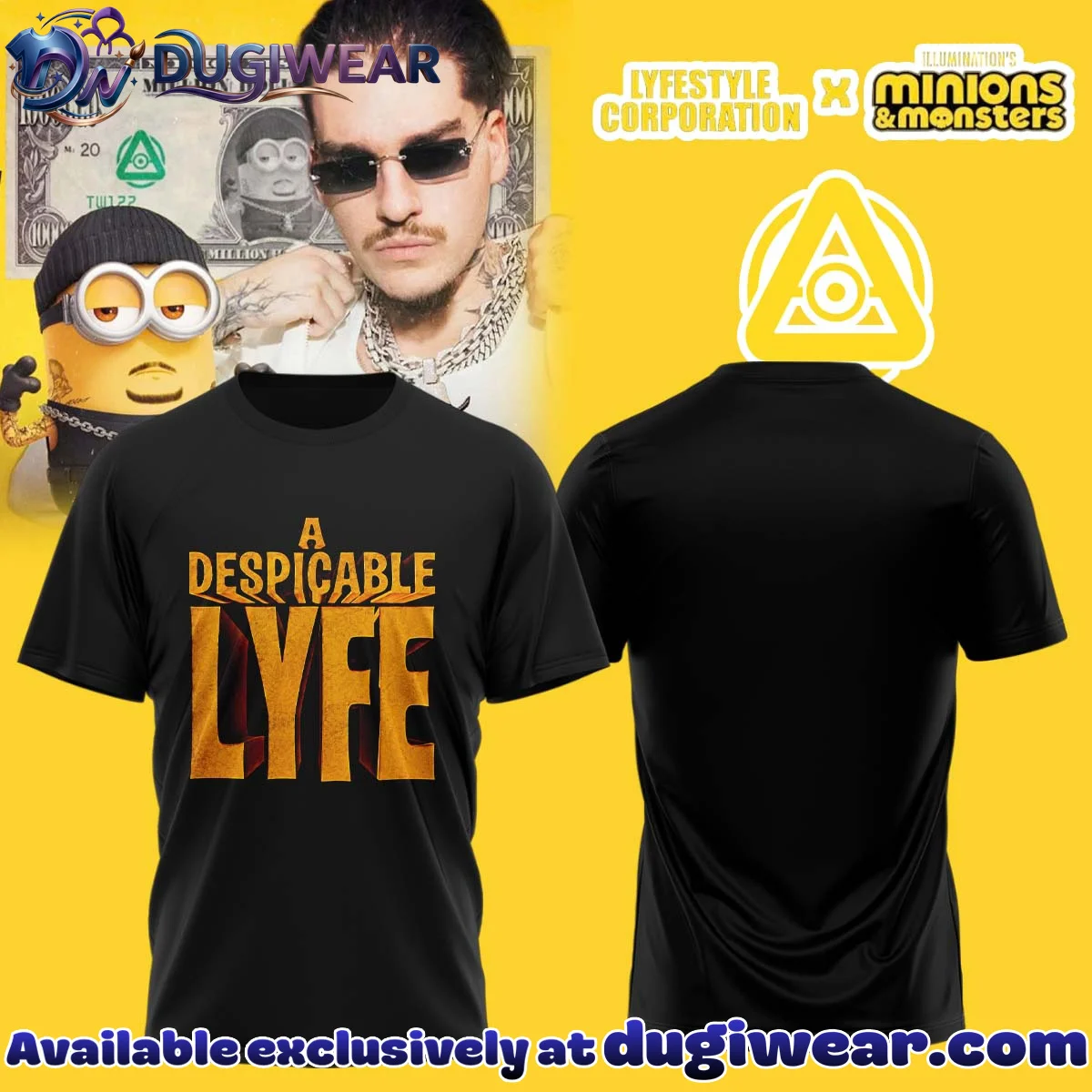 LYFESTYLE CORPORATION x MINIONS & MONSTERS T-Shirt & Hoodie (Release 13)