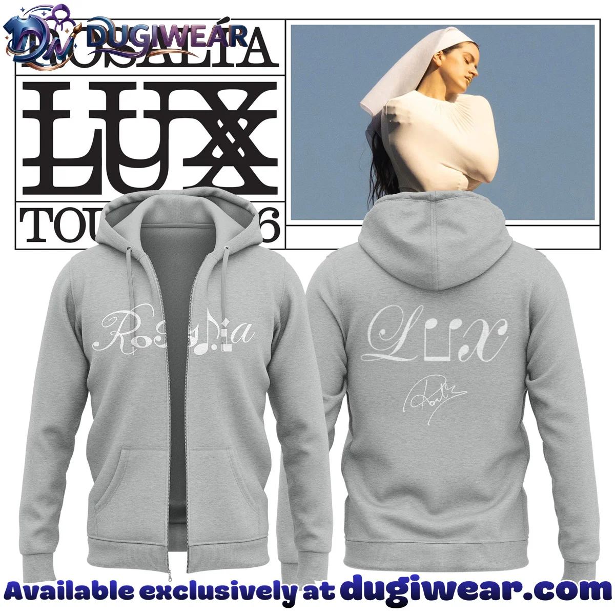 Rosalía LUX Tour T-Shirt & Hoodie (Style 27)