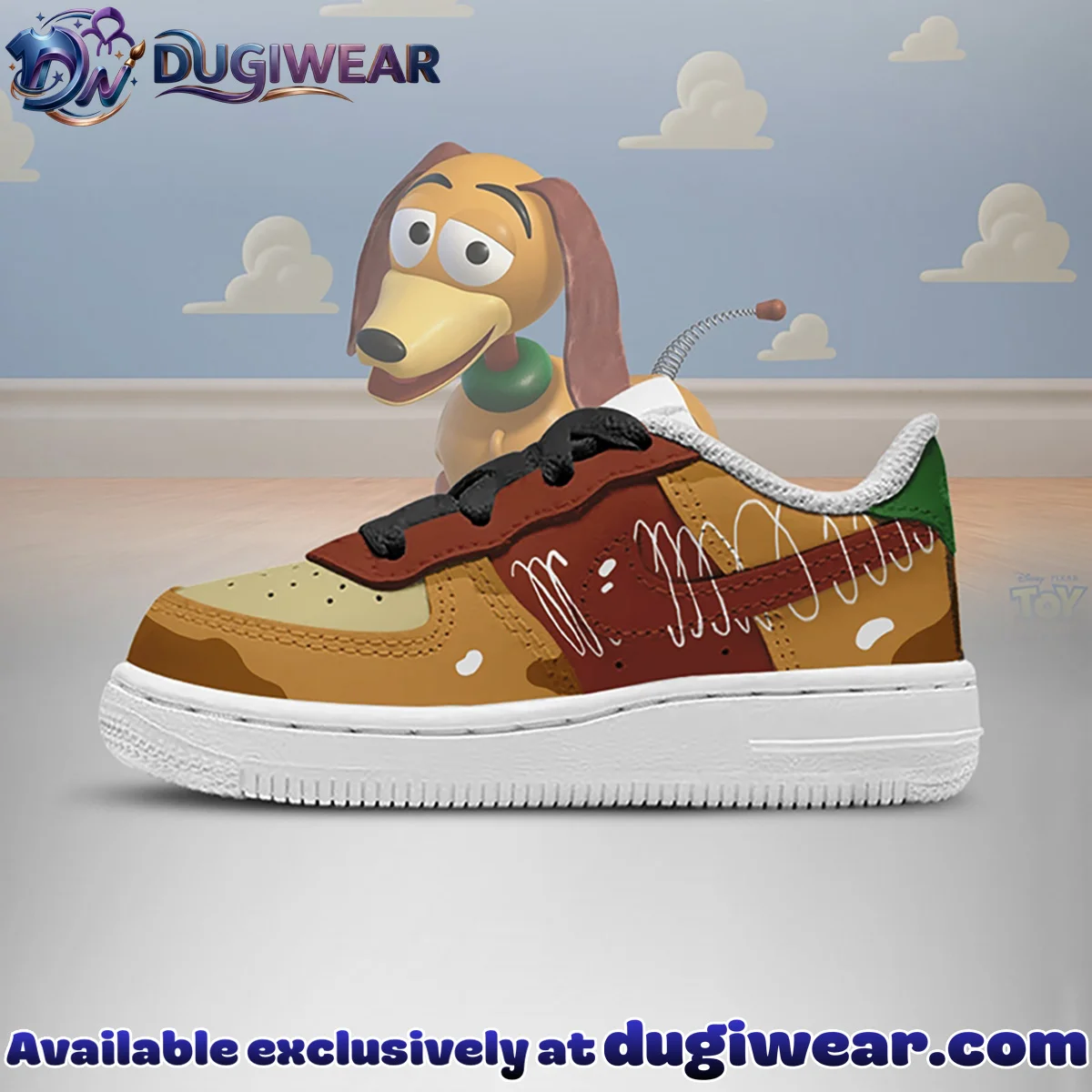 Slinkydog Toy Story Hype Sneakers | Aesthetic Apparel Slinkydog Toy Story Hype Sneakers | Aesthetic Apparel