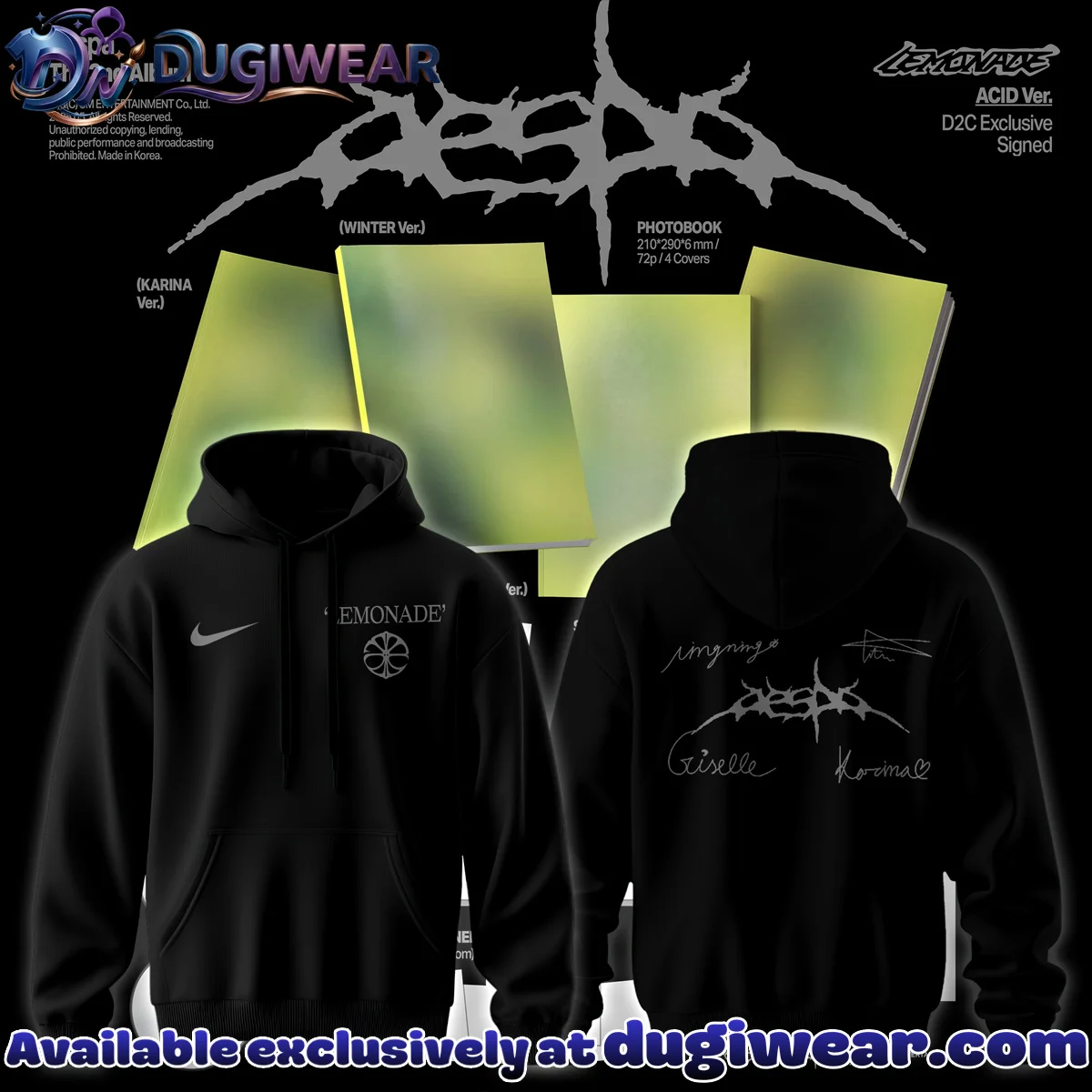 aespa LEMONADE T-Shirt & Hoodie [Drop 29]