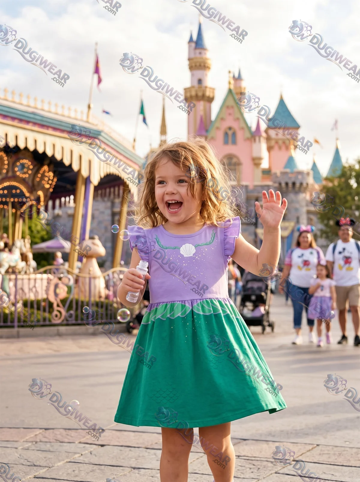 Ariel Twirl Skater Dress, Disney Parks Outfit for Girls, Princess Ariel Skater Dress Ariel Twirl Skater Dress, Disney Parks Outfit for Girls, Princess Ariel Skater Dress