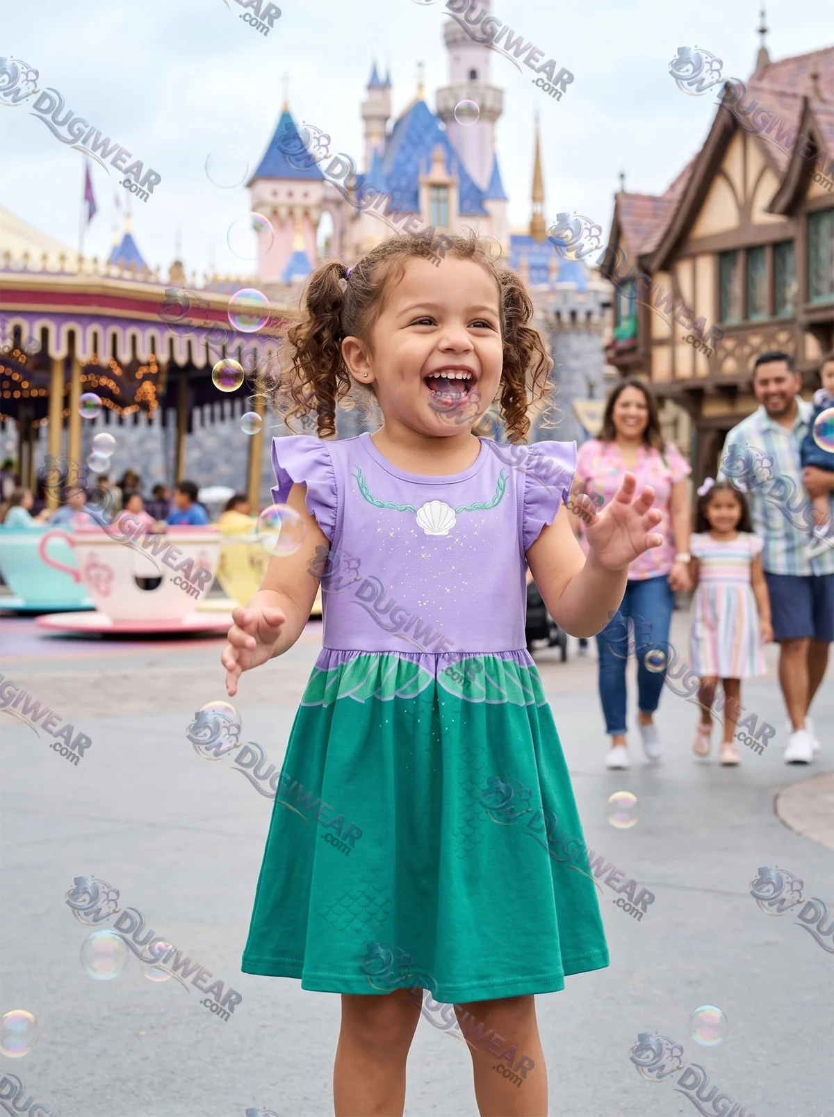 Ariel Twirl Skater Dress, Disney Parks Outfit for Girls, Princess Ariel Skater Dress Ariel Twirl Skater Dress, Disney Parks Outfit for Girls, Princess Ariel Skater Dress
