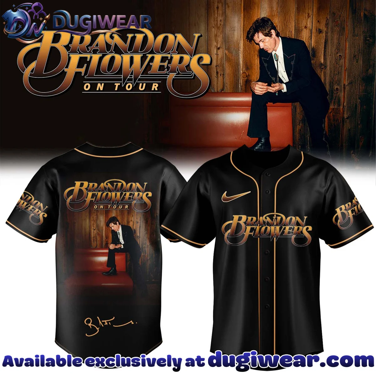 Brandon Flowers On Tour Baseball Jersey [Drop 5]