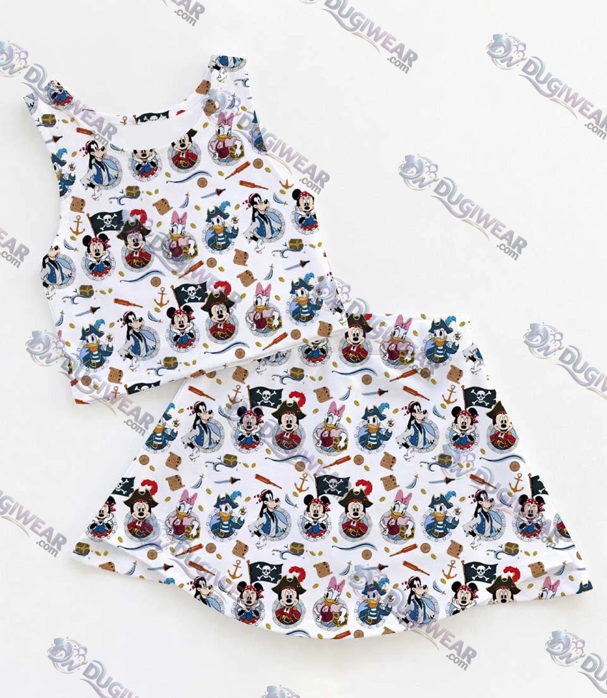Cruise Matching Dress Set, Mother Daughter Sailor Mickey Minnie Nautical Outfit