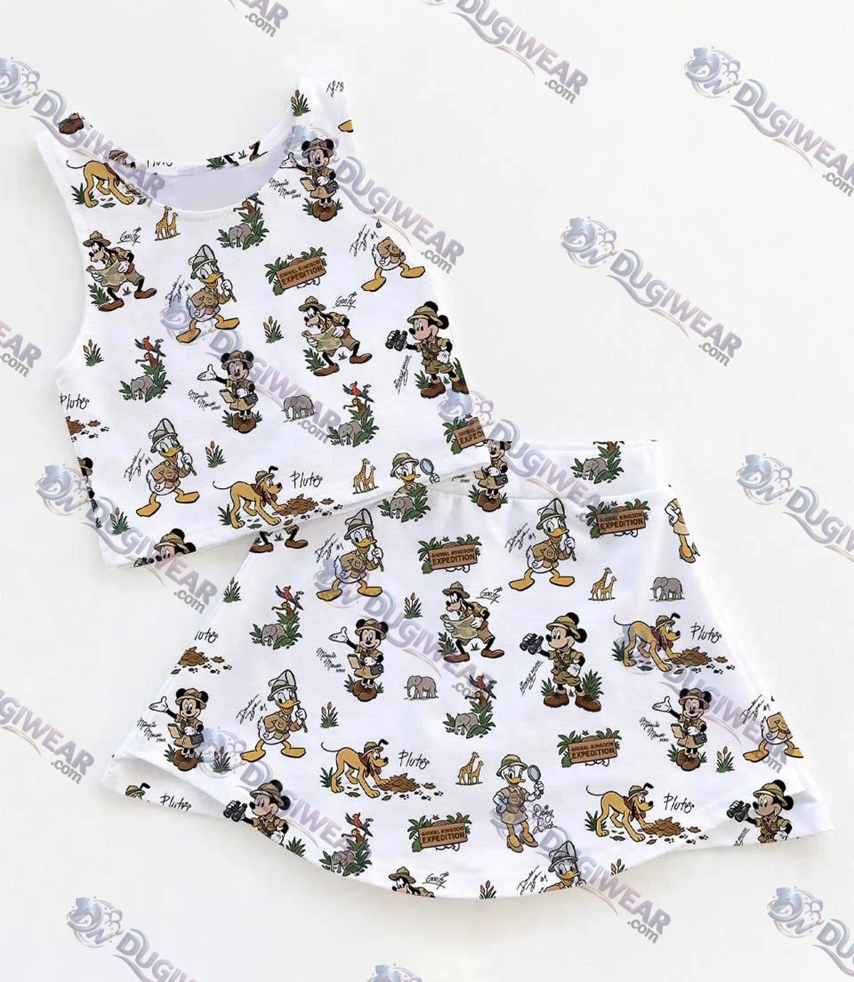 Disney Animal Kingdom Dress Set, Safari Adventure Vacation Outfit