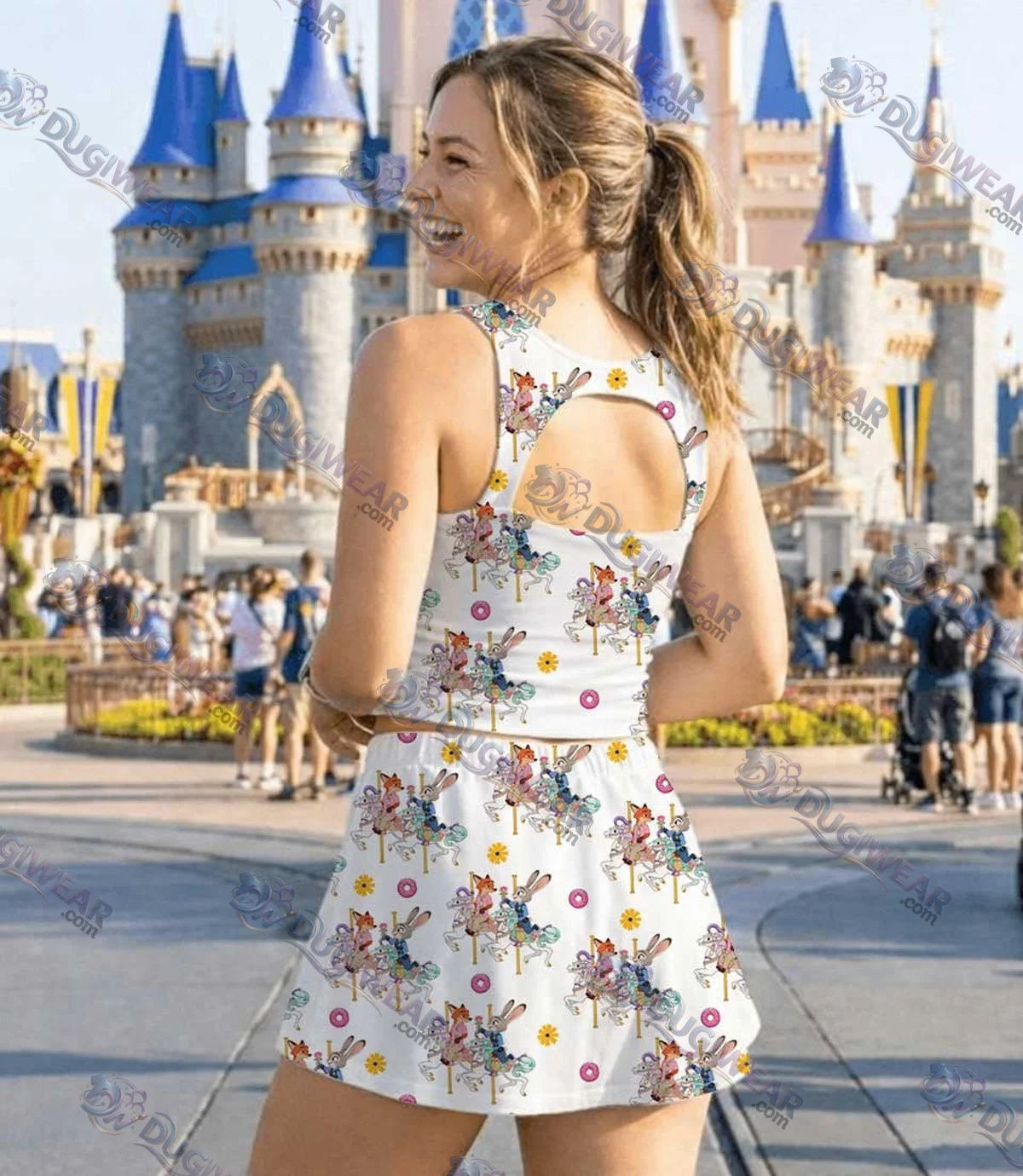 Disney Mickey and Friends Carousel Dress Set, Magical Vacation Outfit Disney Mickey and Friends Carousel Dress Set, Magical Vacation Outfit