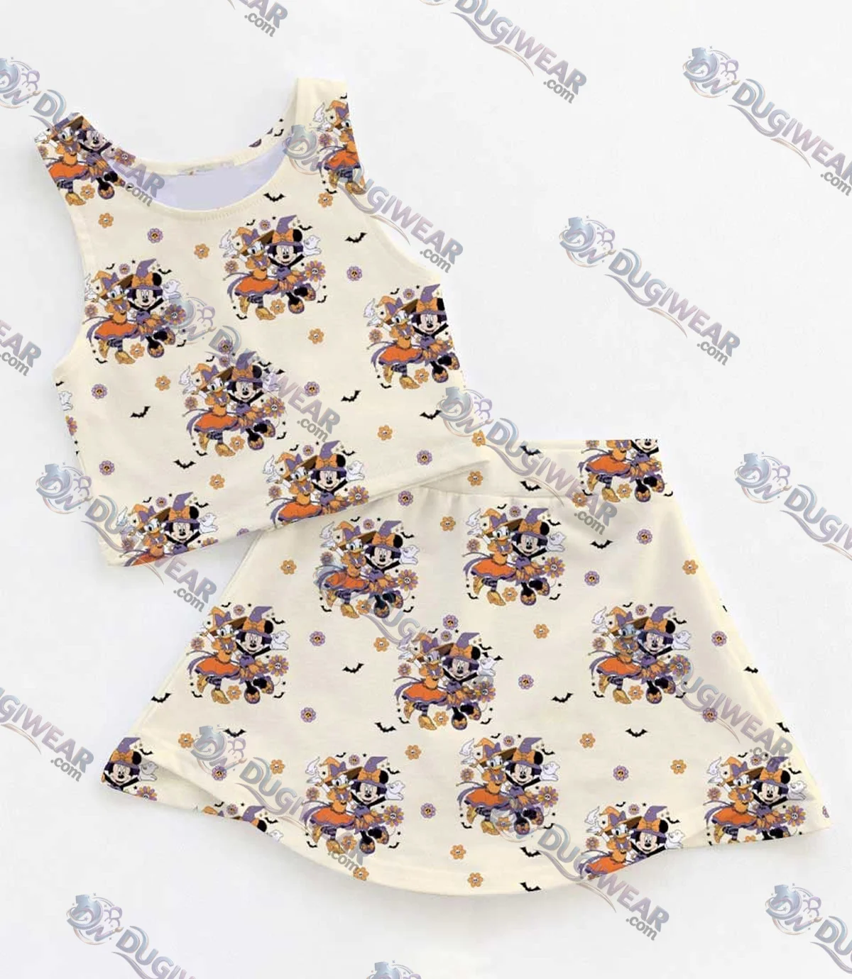 Disney Mickey & Friends Halloween Matching Mom and Me Dress Set, Spooky Fall Theme Park Family Vacation Outfit