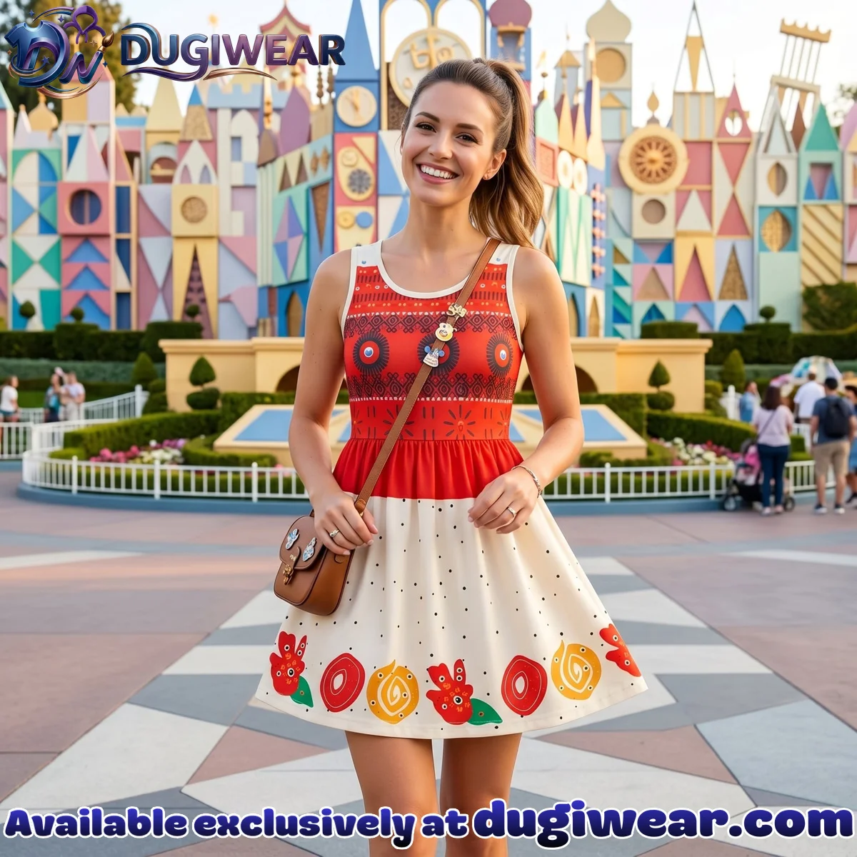 Disney Moana Costume Skater Dress, Mama Mini Family Matching Ruffle Skater Dress Disney Moana Costume Skater Dress, Mama Mini Family Matching Ruffle Skater Dress