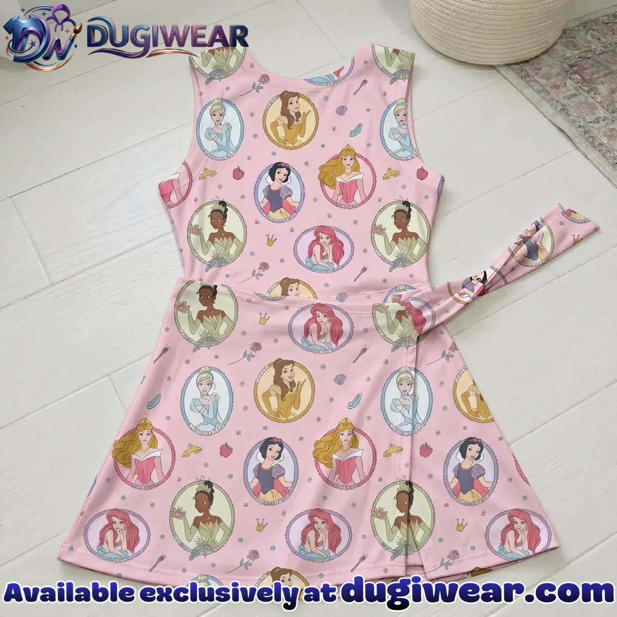 Disney Princess Athletic Dress - Tennis Dress Skirt, Disney Park Vacation Outfit, Disney Princess Skort Dress