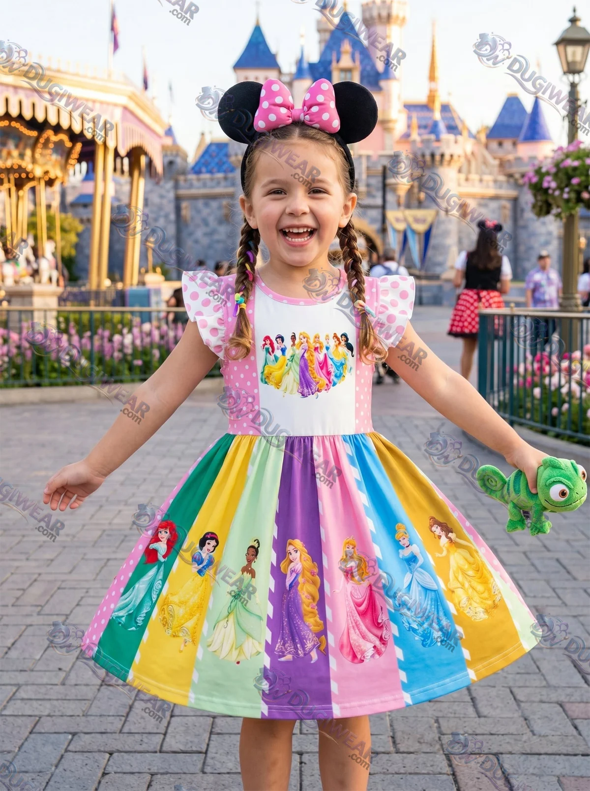 Disney Princess Twirl Skater Dress, Disney Parks Outfit for Girls, Princess Skater Dress