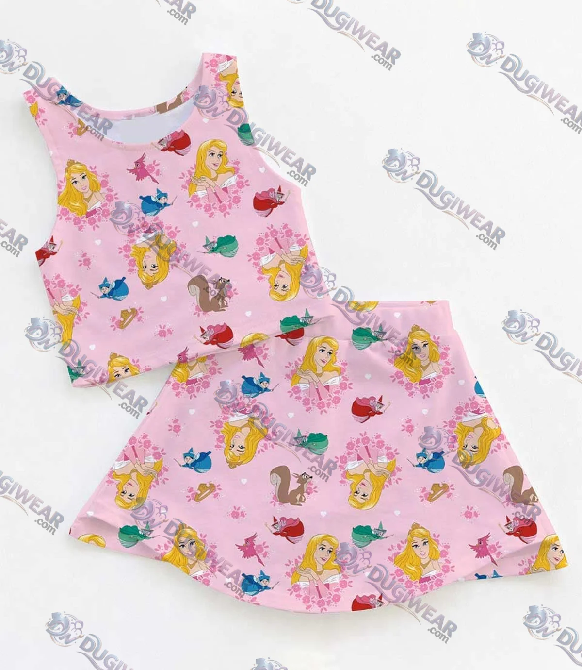 Disney Sleeping Beauty Matching Mom and Me Dress Set, Princess Aurora Theme Park Family Vacation Outfit