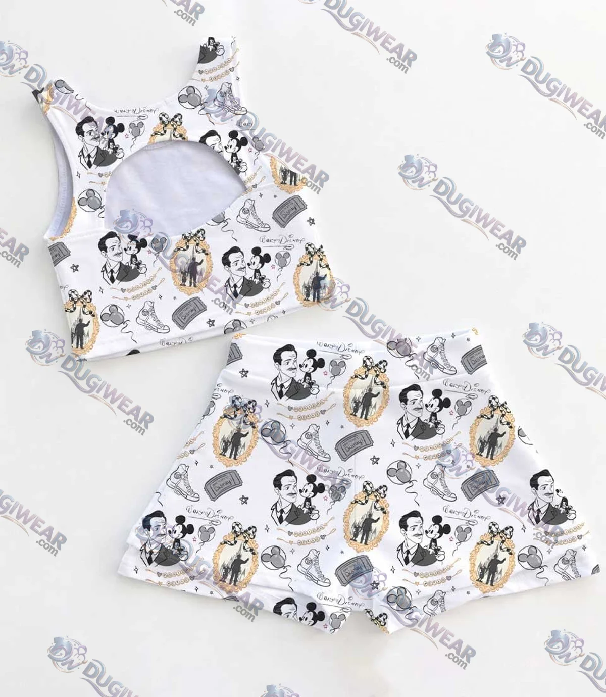 Disney Walt Disney & Mickey Mouse Matching Mom and Me Dress Set, Family Vacation Theme Park Outfit Disney Walt Disney & Mickey Mouse Matching Mom and Me Dress Set, Family Vacation Theme Park Outfit