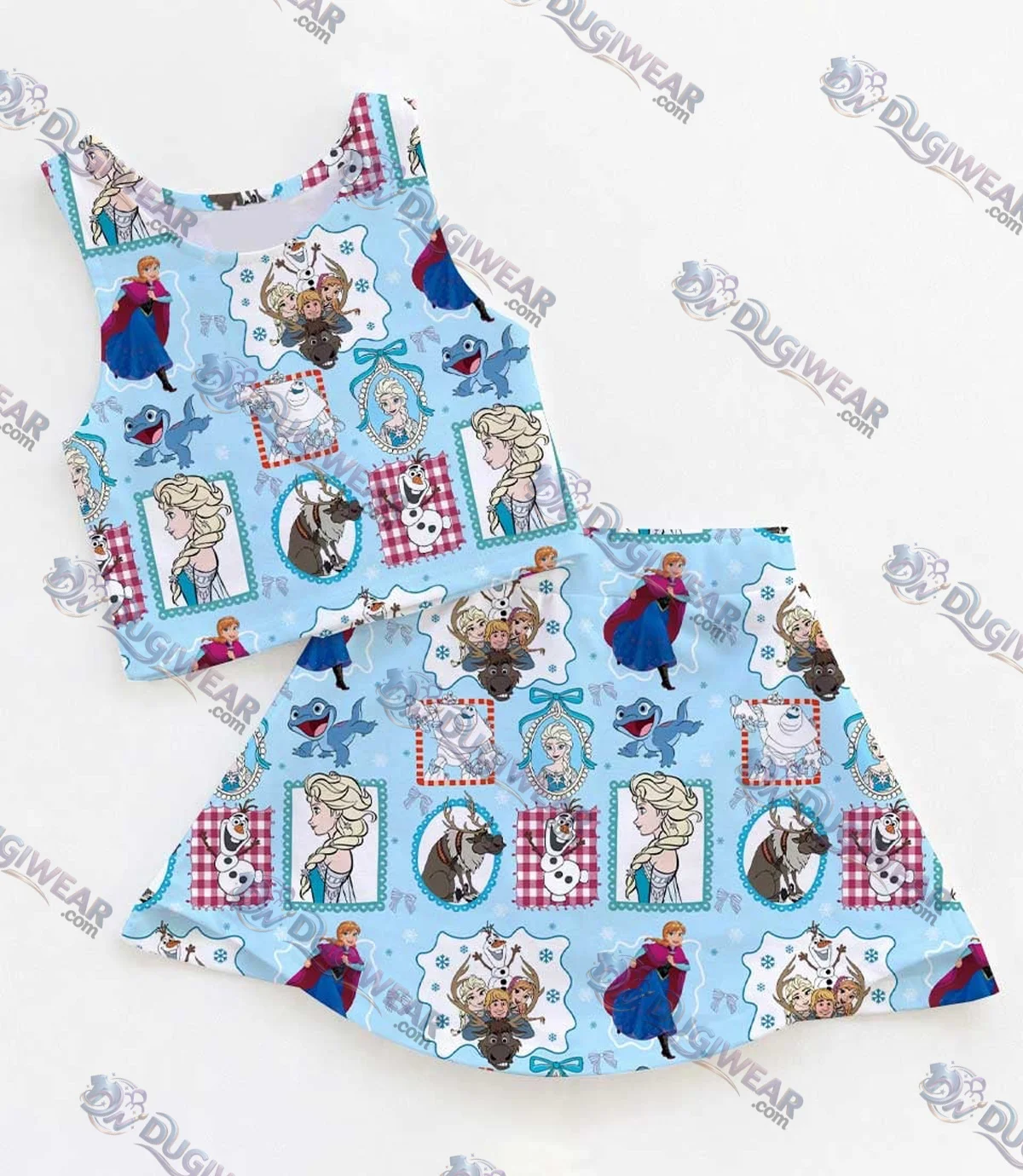 Elsa Anna Disney Frozen Dress, Coquette Sleeveless Princess Vacation Outfit, Birthday Girl Gift
