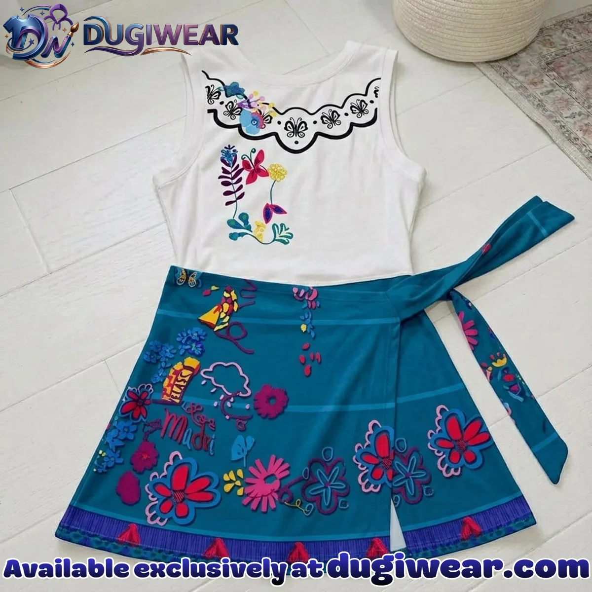 Encanto Mirabel Athletic Dress - Tennis Dress Skirt, Disney Park Vacation Outfit, Mirabel Madrigal Skort Dress