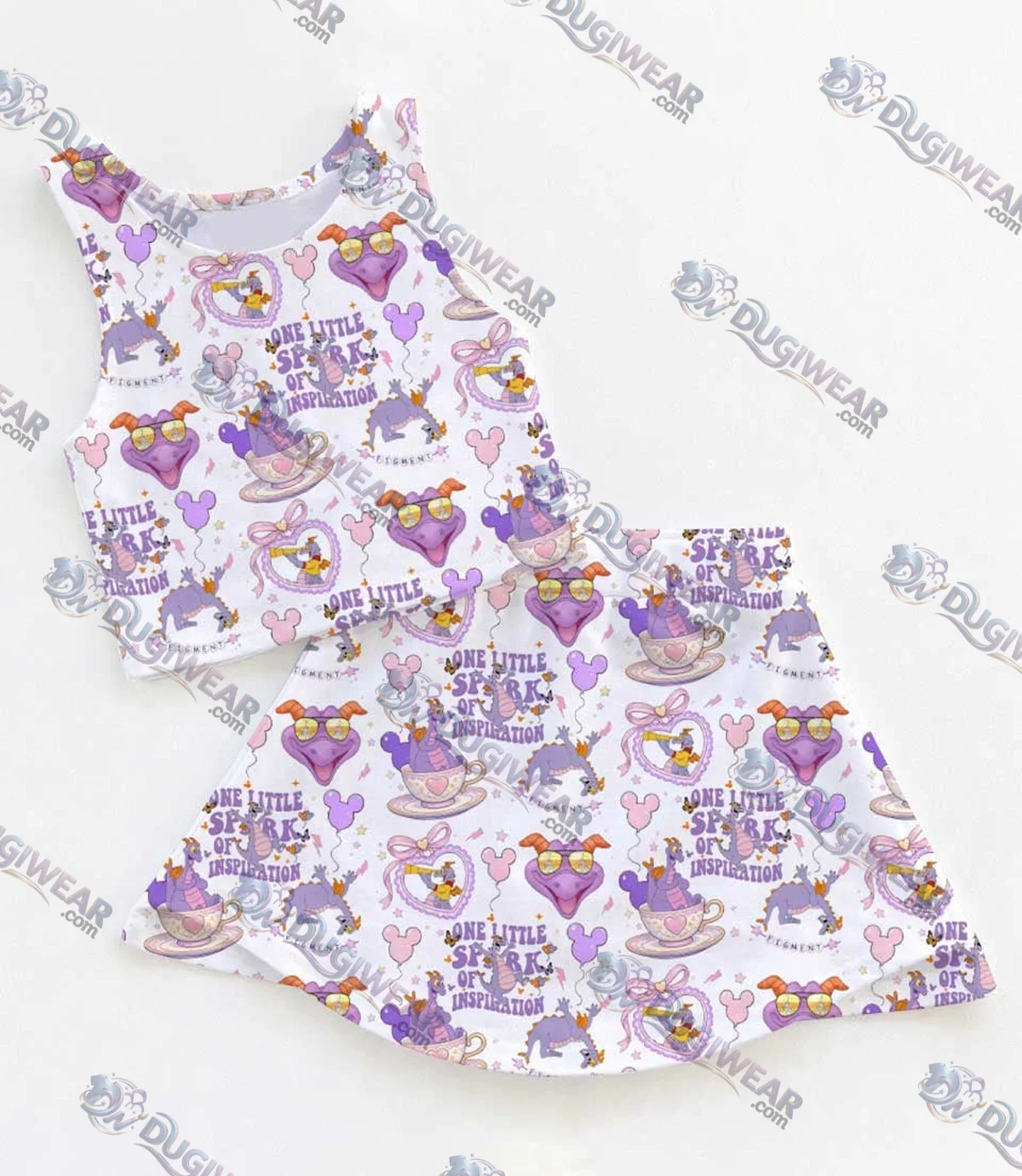 Figment Disney Dragon Dress Set, Journey Into Imagination Vacation Outfit