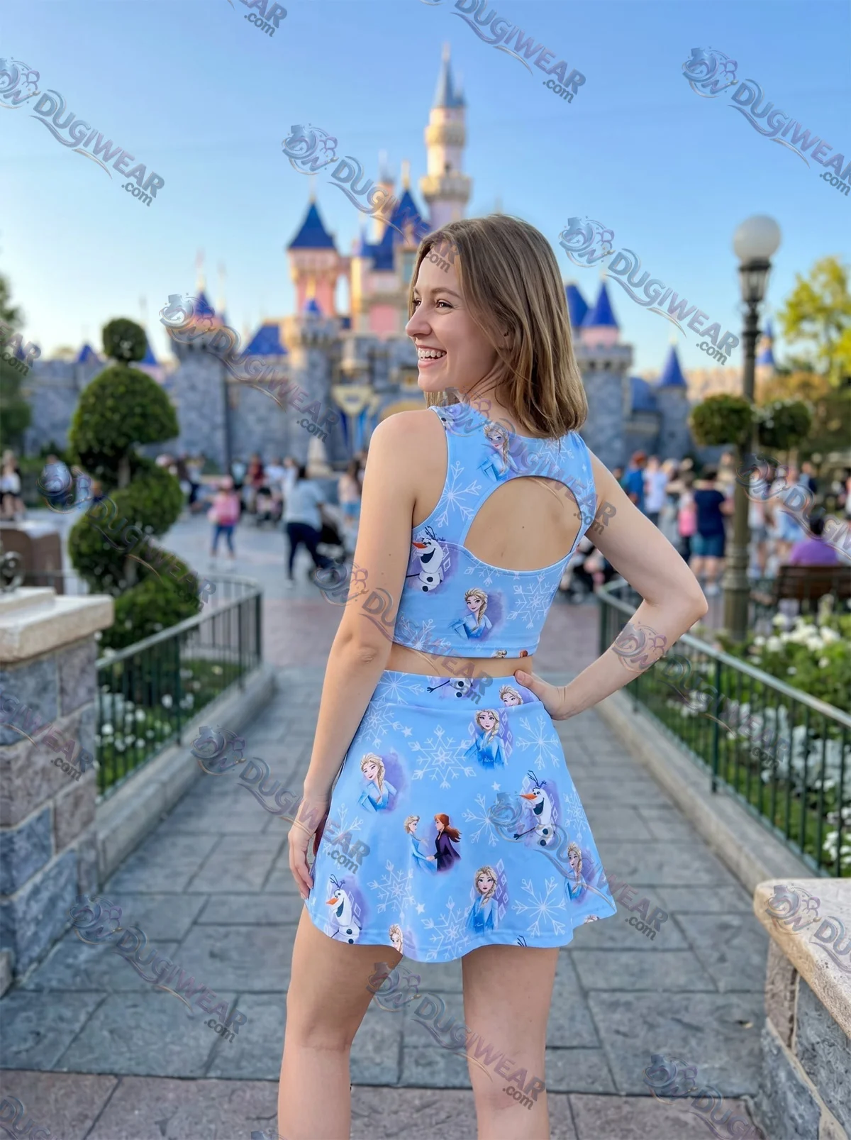 Frozen Matching Dress Set, Mom And Me Outfit, Disneyland Family Trip Clothes Frozen Matching Dress Set, Mom And Me Outfit, Disneyland Family Trip Clothes