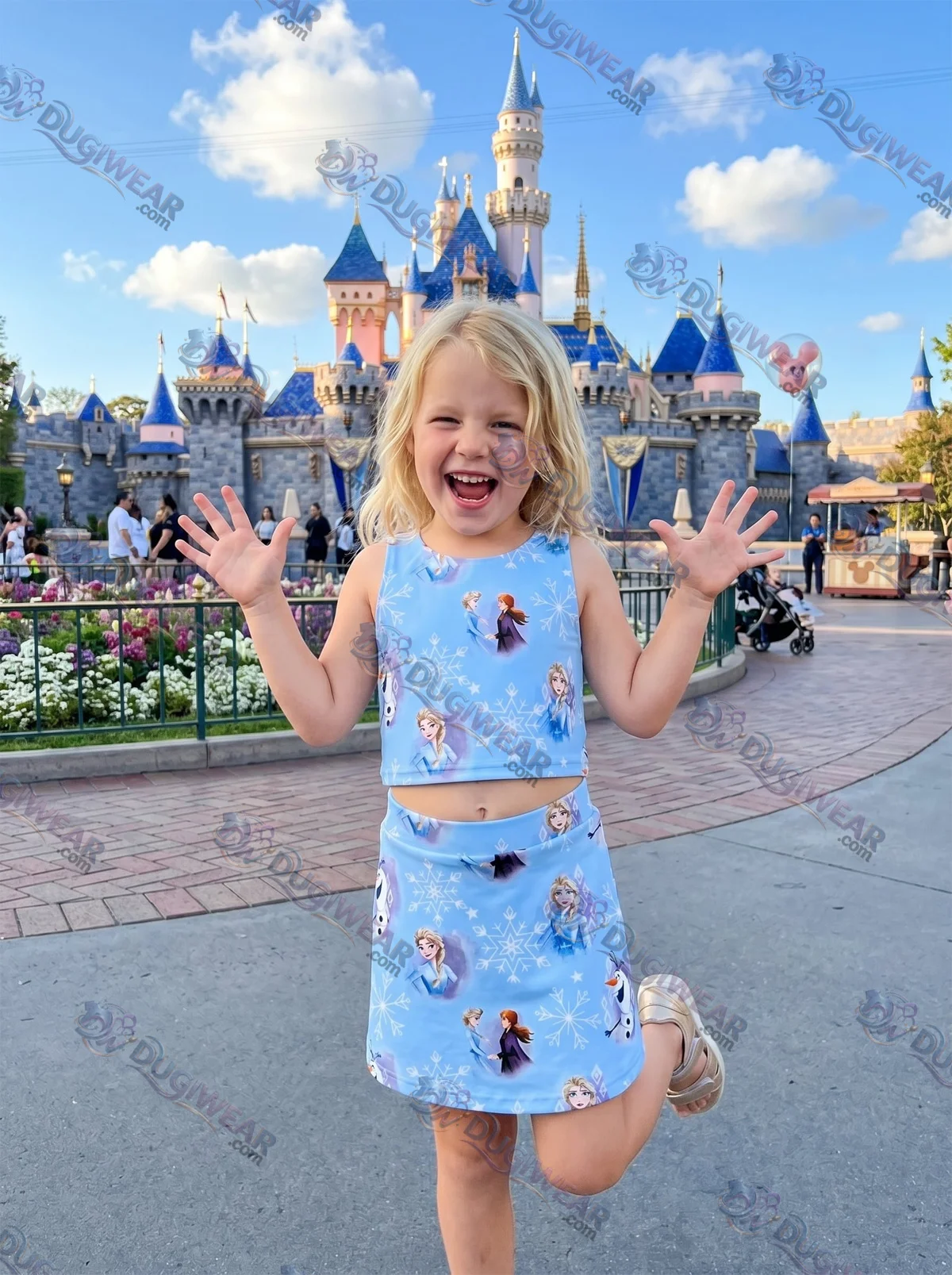 Frozen Matching Dress Set, Mom And Me Outfit, Disneyland Family Trip Clothes Frozen Matching Dress Set, Mom And Me Outfit, Disneyland Family Trip Clothes