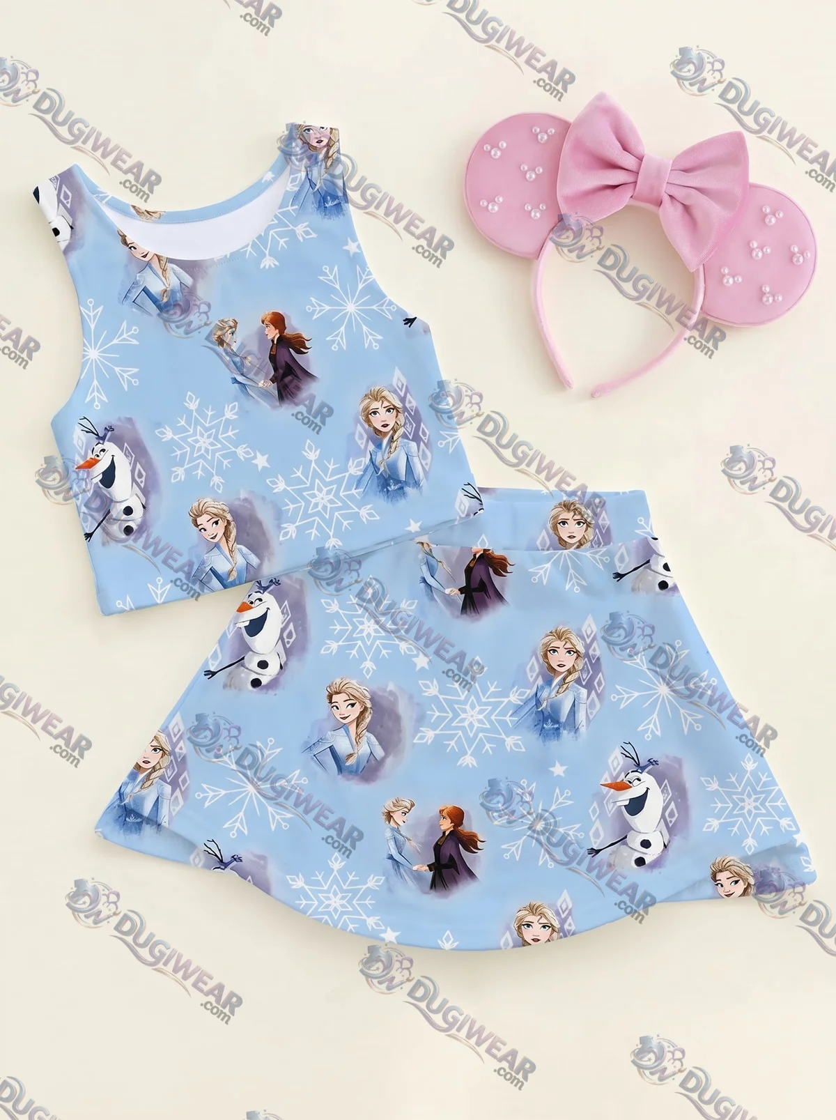 Frozen Matching Dress Set, Mom And Me Outfit, Disneyland Family Trip Clothes