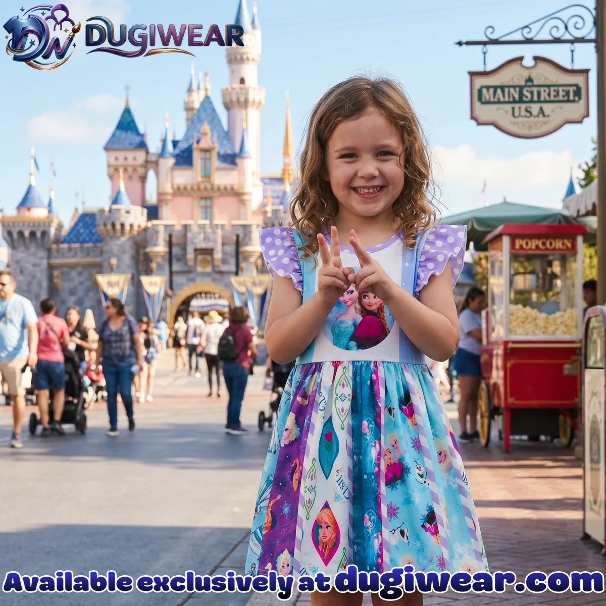Frozen Twirl Skater Dress, Disney Parks Outfit for Girls, Princess Elsa Anna Skater Dress Frozen Twirl Skater Dress, Disney Parks Outfit for Girls, Princess Elsa Anna Skater Dress