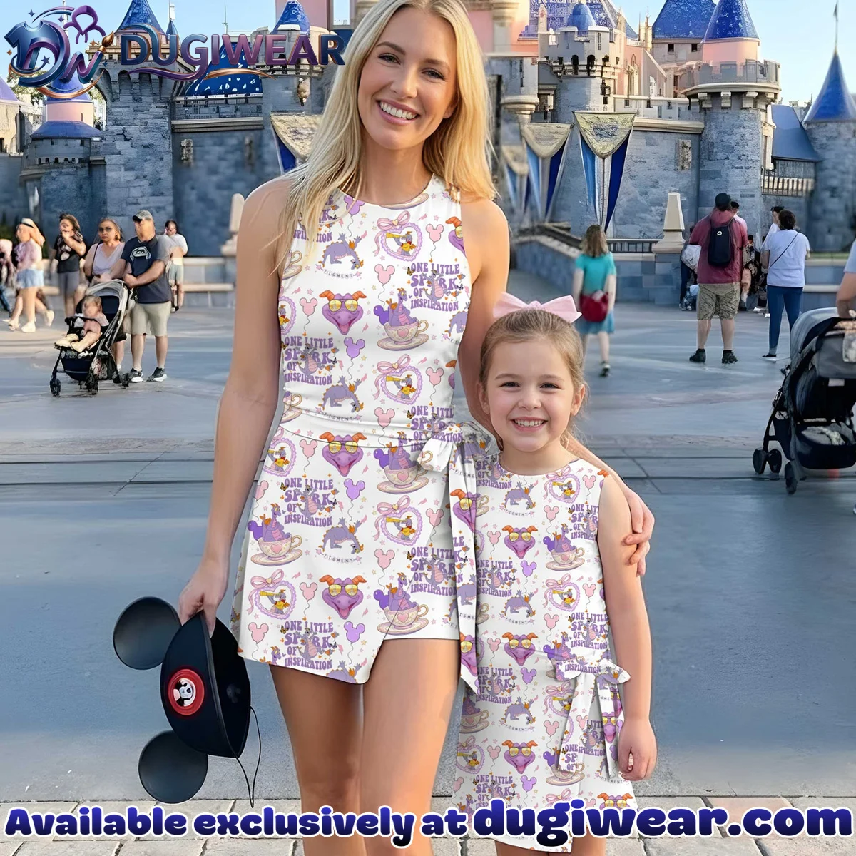 Girls Disney Figment Athletic Dress - Tennis Dress Skirt, Family Matching Outfit