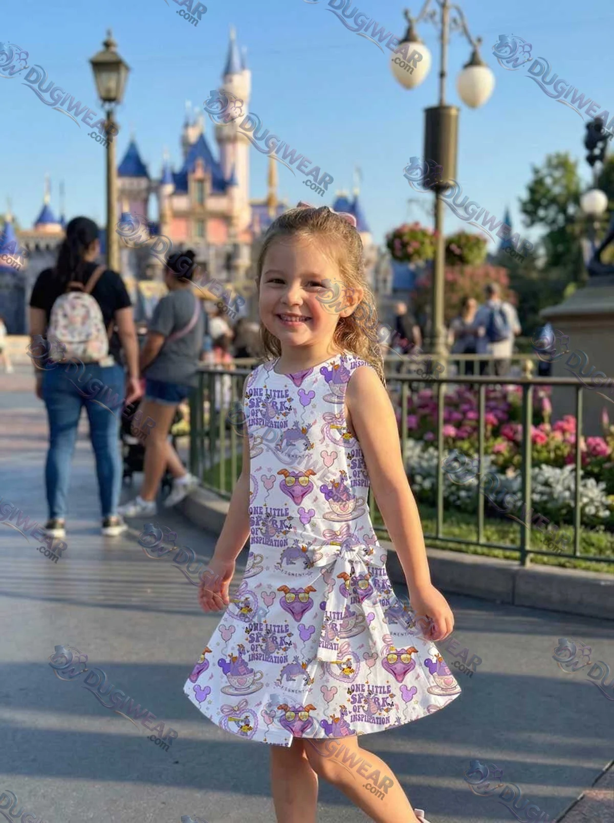 Girls Disney Figment Athletic Dress - Tennis Dress Skirt, Family Matching Outfit Girls Disney Figment Athletic Dress - Tennis Dress Skirt, Family Matching Outfit