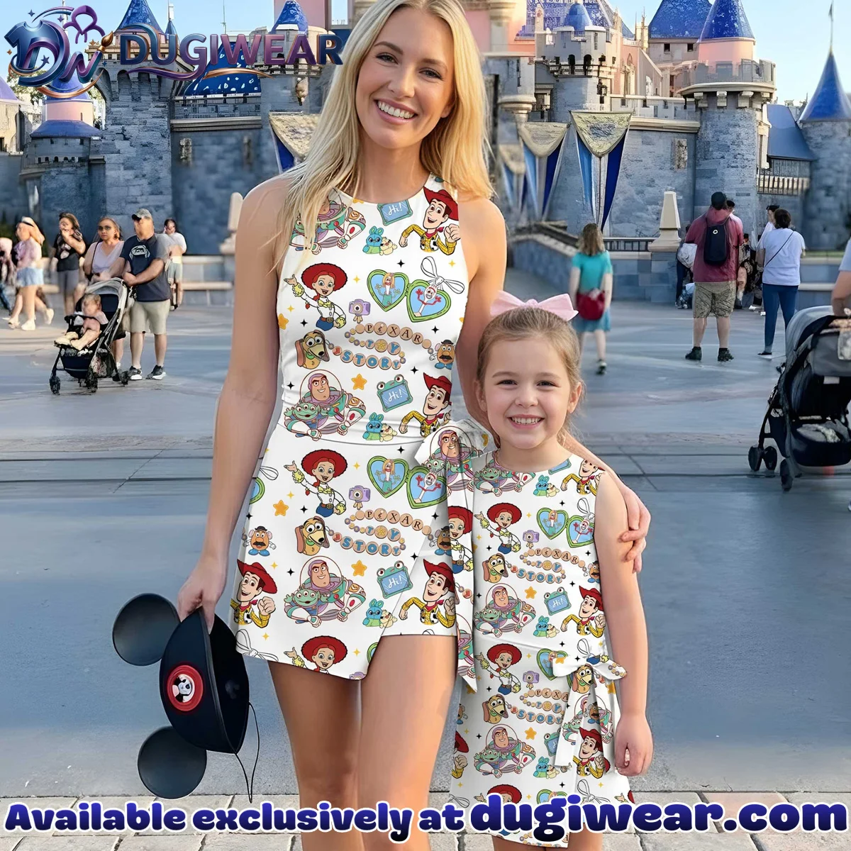 Girls Disney Toy Story Character Athletic Dress - Tennis Dress Skirt, Family Matching Outfit