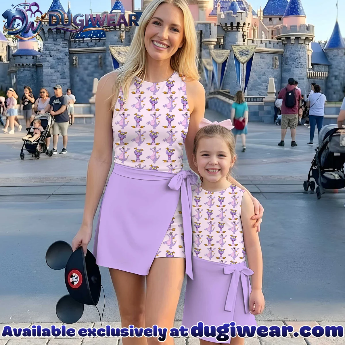 Girls Figment Athletic Dress - Tennis Dress Skirt, Family Matching Disney Outfit