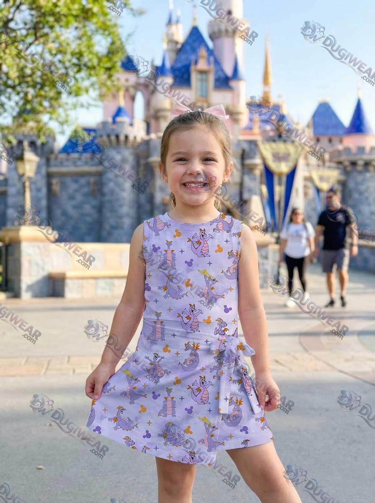 Girls Figment Dragon Athletic Dress - Tennis Dress Skirt, Family Matching EPCOT Outfit Girls Figment Dragon Athletic Dress - Tennis Dress Skirt, Family Matching EPCOT Outfit