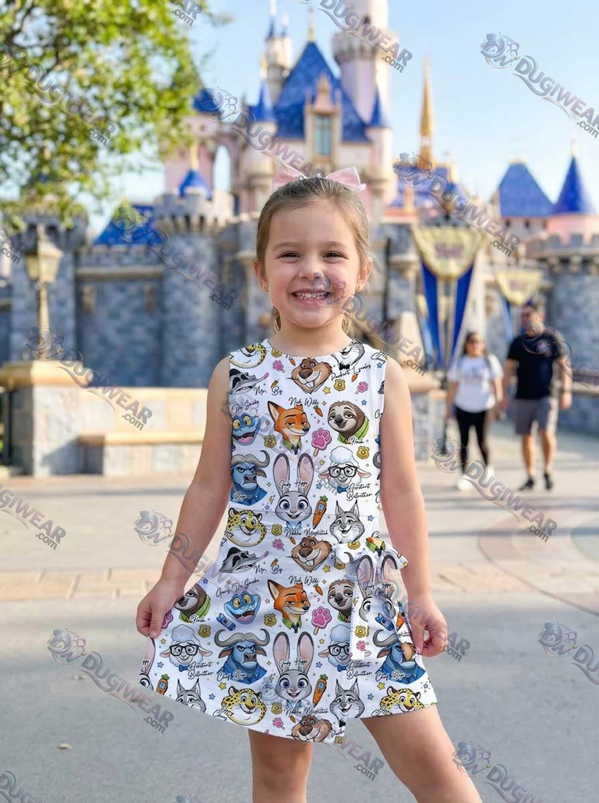 Girls Zootopia Characters Athletic Dress - Tennis Dress Skirt, Family Matching Disney Outfit Girls Zootopia Characters Athletic Dress - Tennis Dress Skirt, Family Matching Disney Outfit