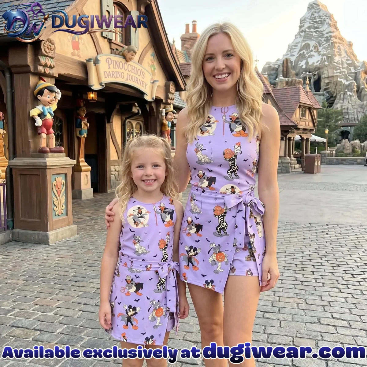 Halloween Mickey & Friends Athletic Dress - Tennis Dress Skirt, Mickey Minnie Matching Outfit