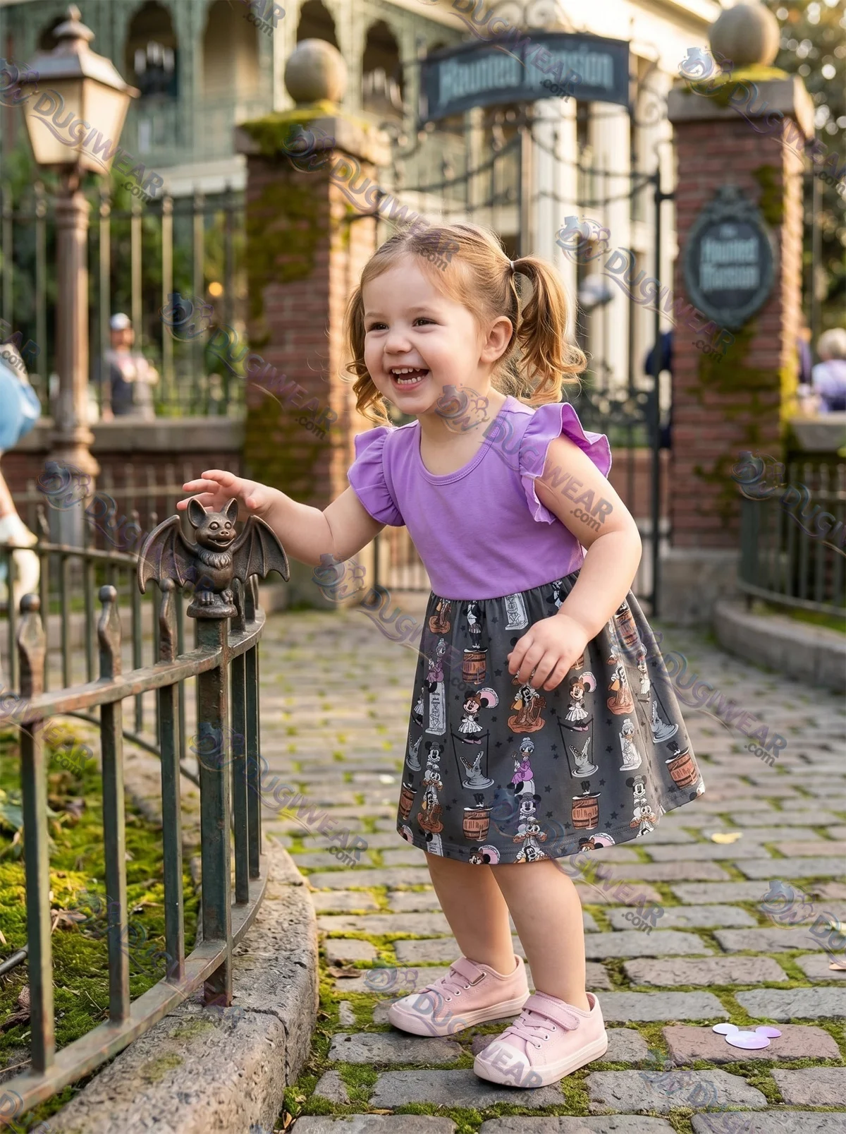 Haunted Mansion Twirl Skater Dress, Disney Parks Outfit for Girls, Disney Halloween Skater Dress Haunted Mansion Twirl Skater Dress, Disney Parks Outfit for Girls, Disney Halloween Skater Dress