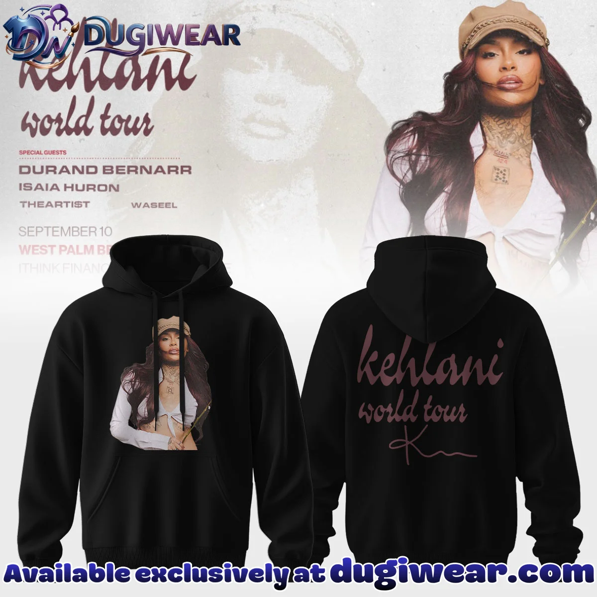 KEHLANI World Tour Shirt & Hoodie (Design 12)