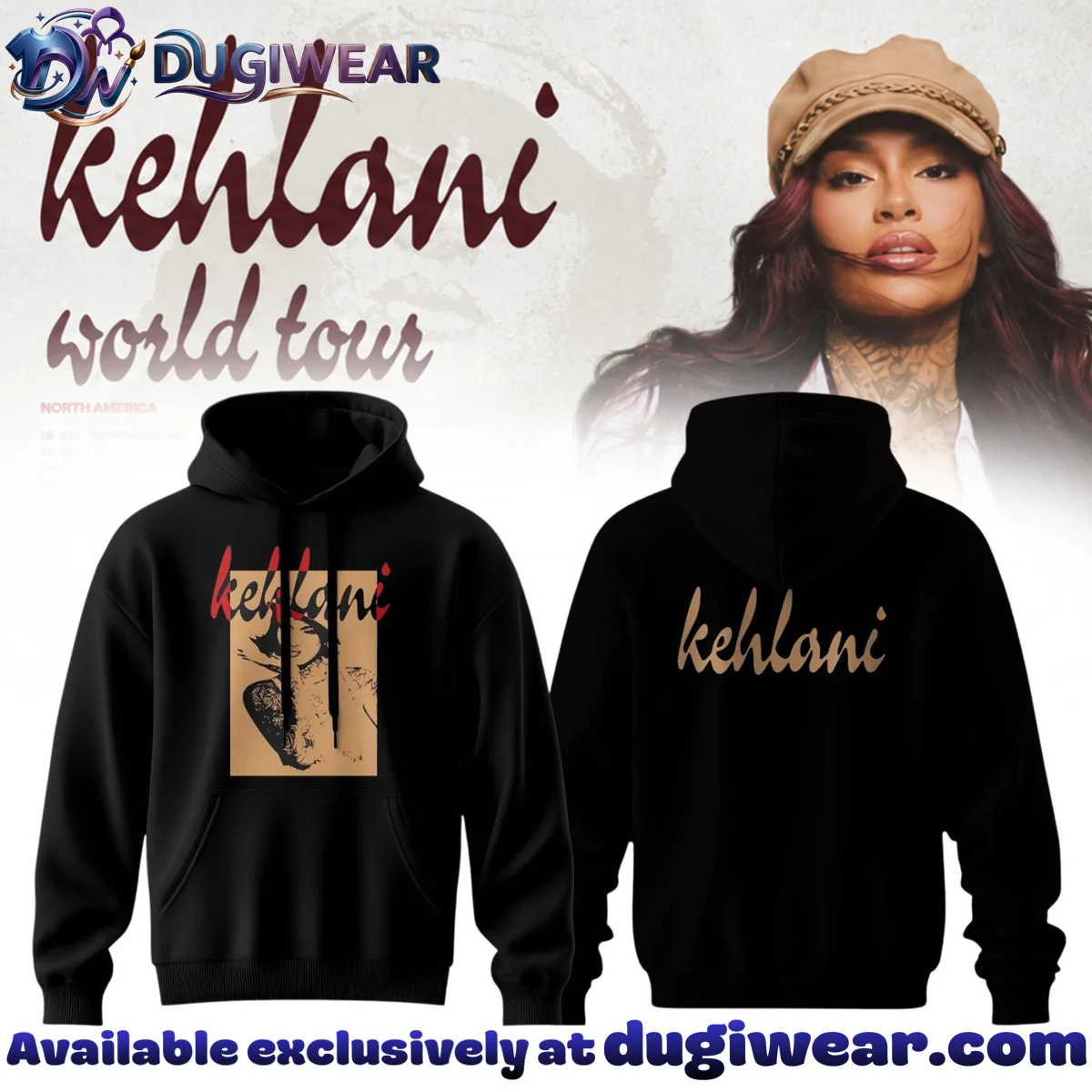Kehlani World Tour Signature T-Shirt & Hoodie - Variant 4