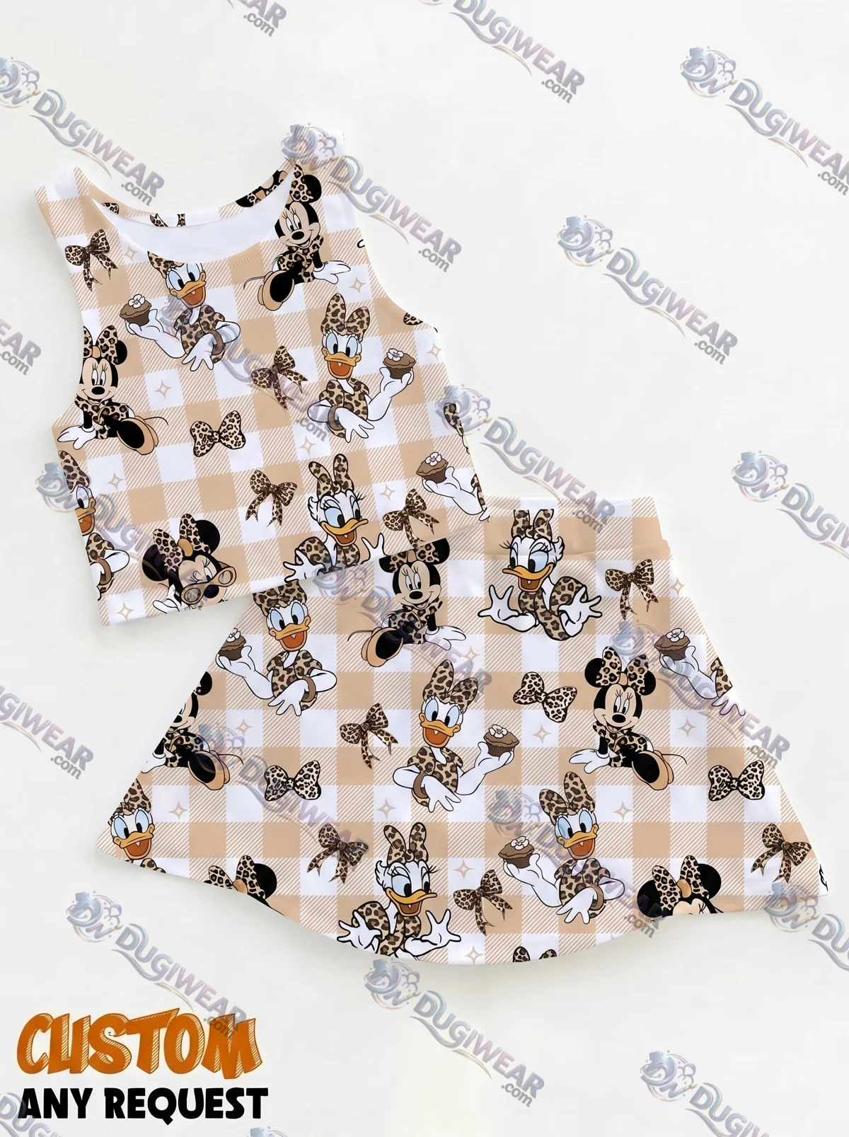 Leopard Minnie Matching Dress Set, Mom And Me Outfit, Disney Park Vacation Clothes