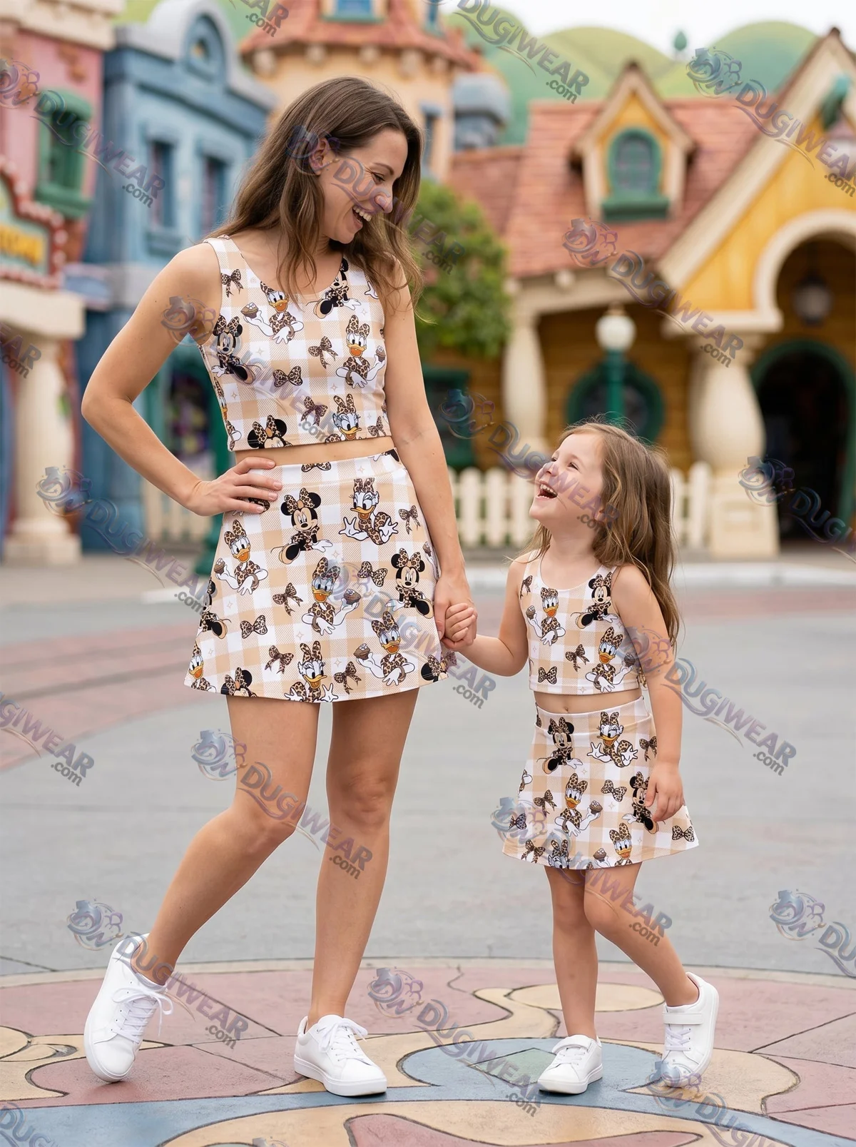 Leopard Minnie Matching Dress Set, Mom And Me Outfit, Disney Park Vacation Clothes Leopard Minnie Matching Dress Set, Mom And Me Outfit, Disney Park Vacation Clothes