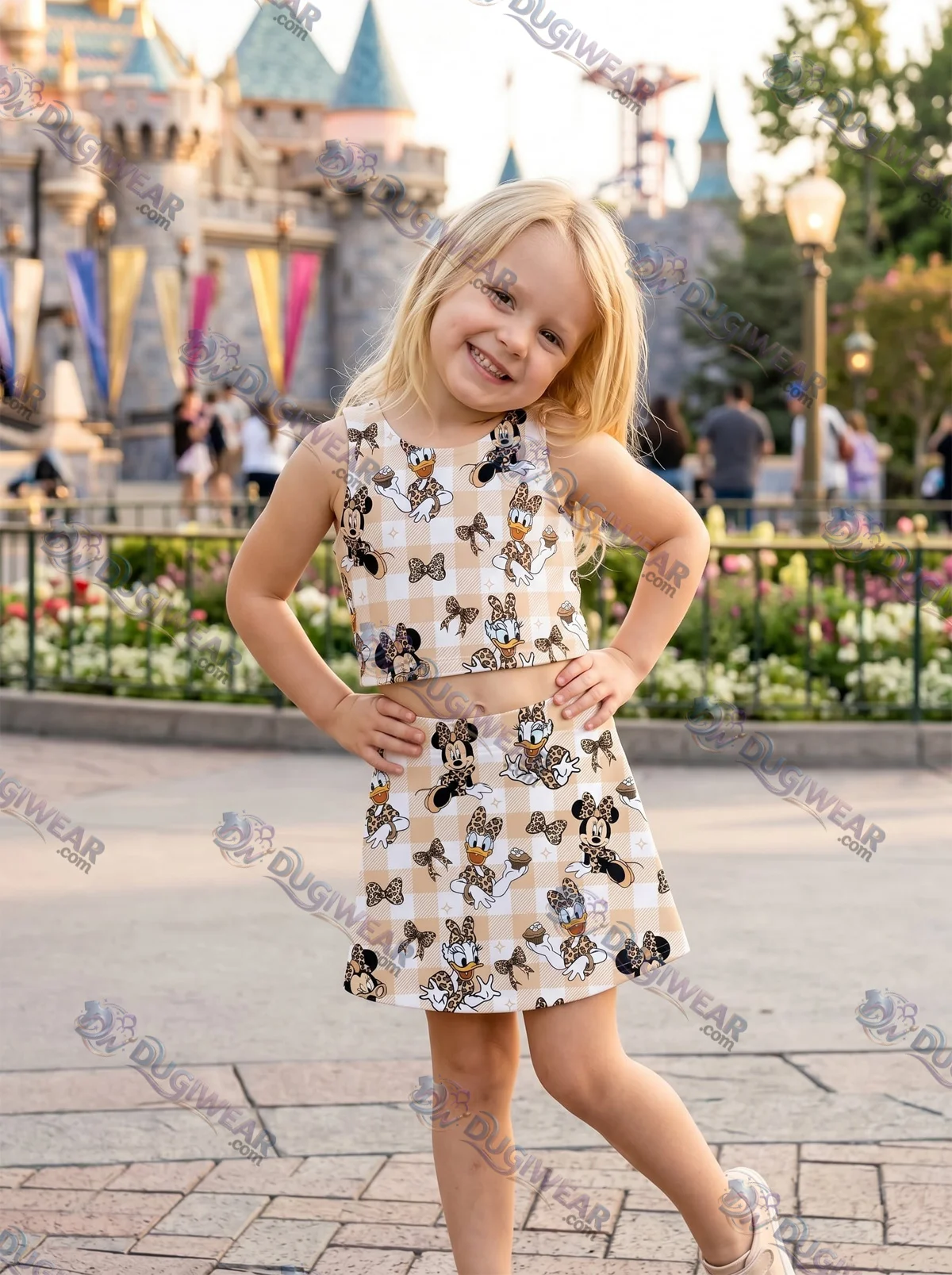 Leopard Minnie Matching Dress Set, Mom And Me Outfit, Disney Park Vacation Clothes Leopard Minnie Matching Dress Set, Mom And Me Outfit, Disney Park Vacation Clothes