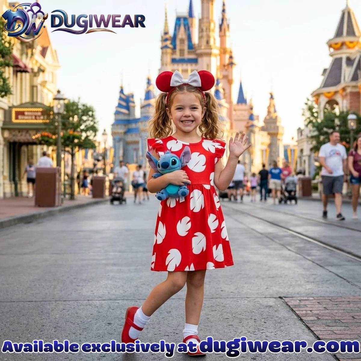 Lilo Ruffle Skater Dress, Lilo And Stitch Disney Park Skater Dress, Hawaiian Park Vacation Outfit For Girls Lilo Ruffle Skater Dress, Lilo And Stitch Disney Park Skater Dress, Hawaiian Park Vacation Outfit For Girls