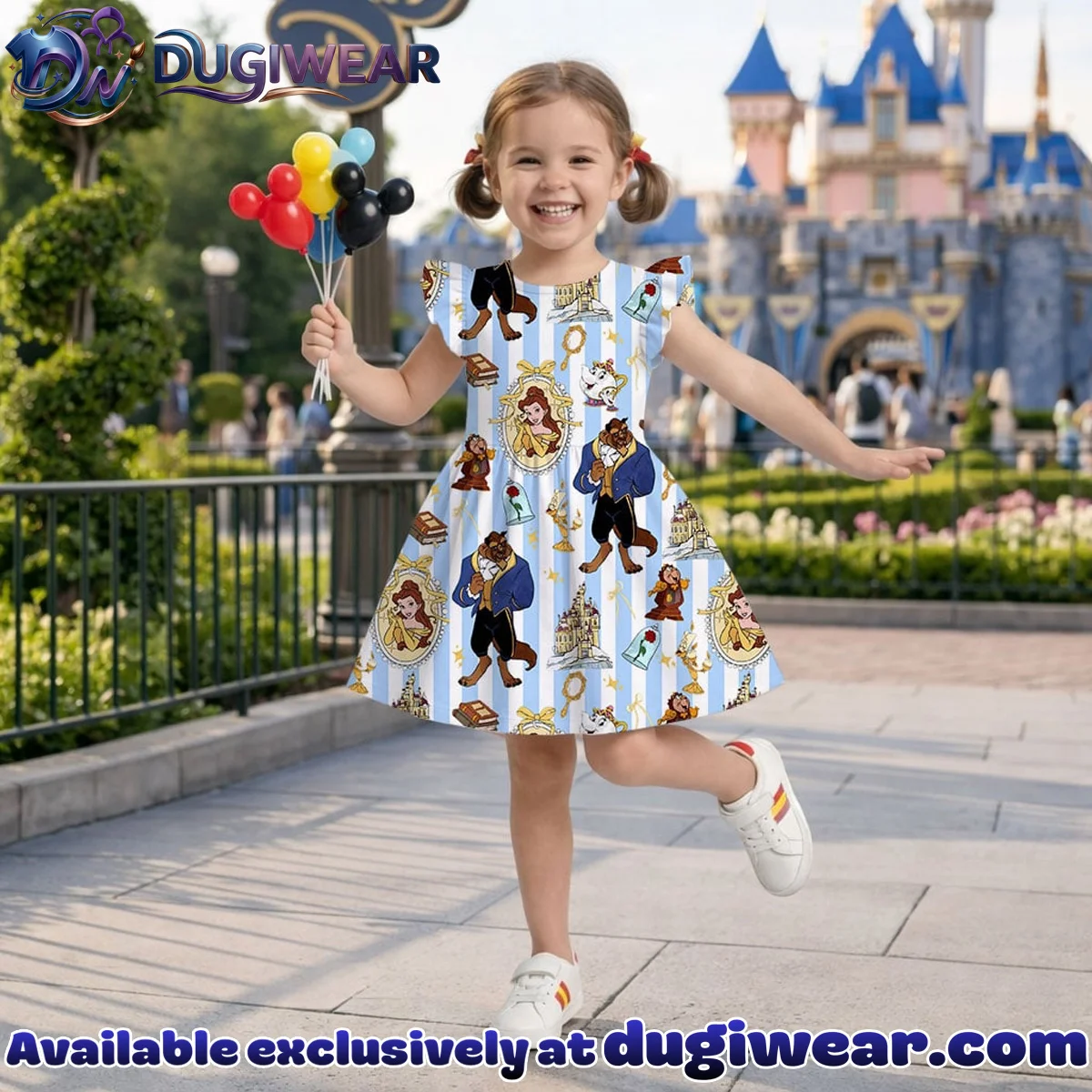 Magical Belle Princess Coquette Ruffle Skater Dress, Belle Outfit, Disney Birthday Girl Toddler Summer Vacation Skirt Gear Magical Belle Princess Coquette Ruffle Skater Dress, Belle Outfit, Disney Birthday Girl Toddler Summer Vacation Skirt Gear