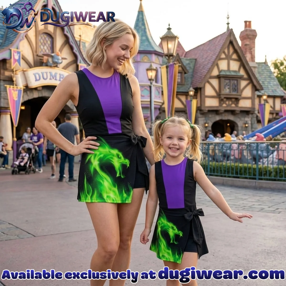 Maleficent Athletic Dress - Tennis Dress Skirt, Disney Villains Park Vacation Outfit, Maleficent Skort Dress Maleficent Athletic Dress - Tennis Dress Skirt, Disney Villains Park Vacation Outfit, Maleficent Skort Dress