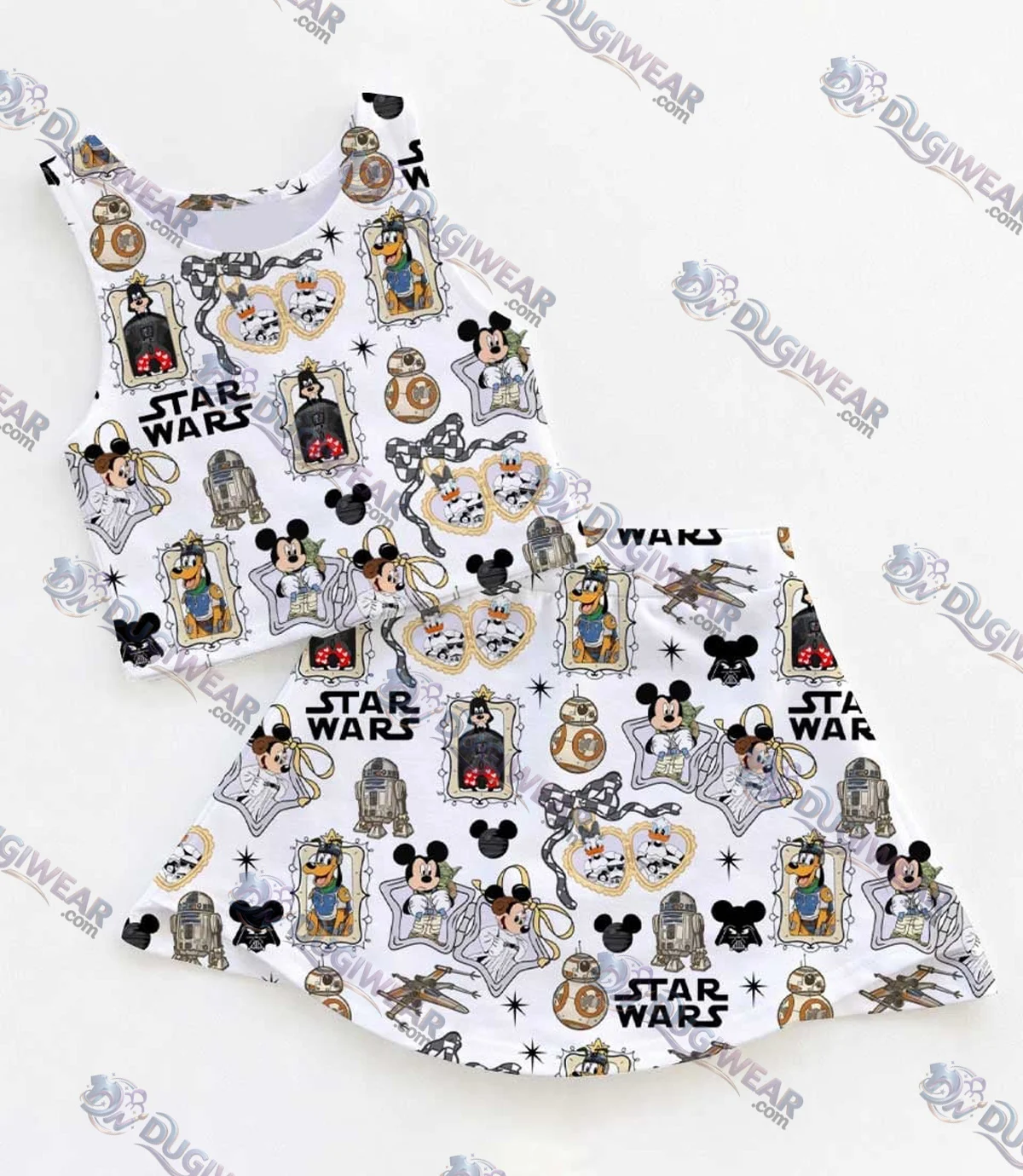 Mickey Jedi & Friends Dress Set, Star Wars Disney Vacation Outfit