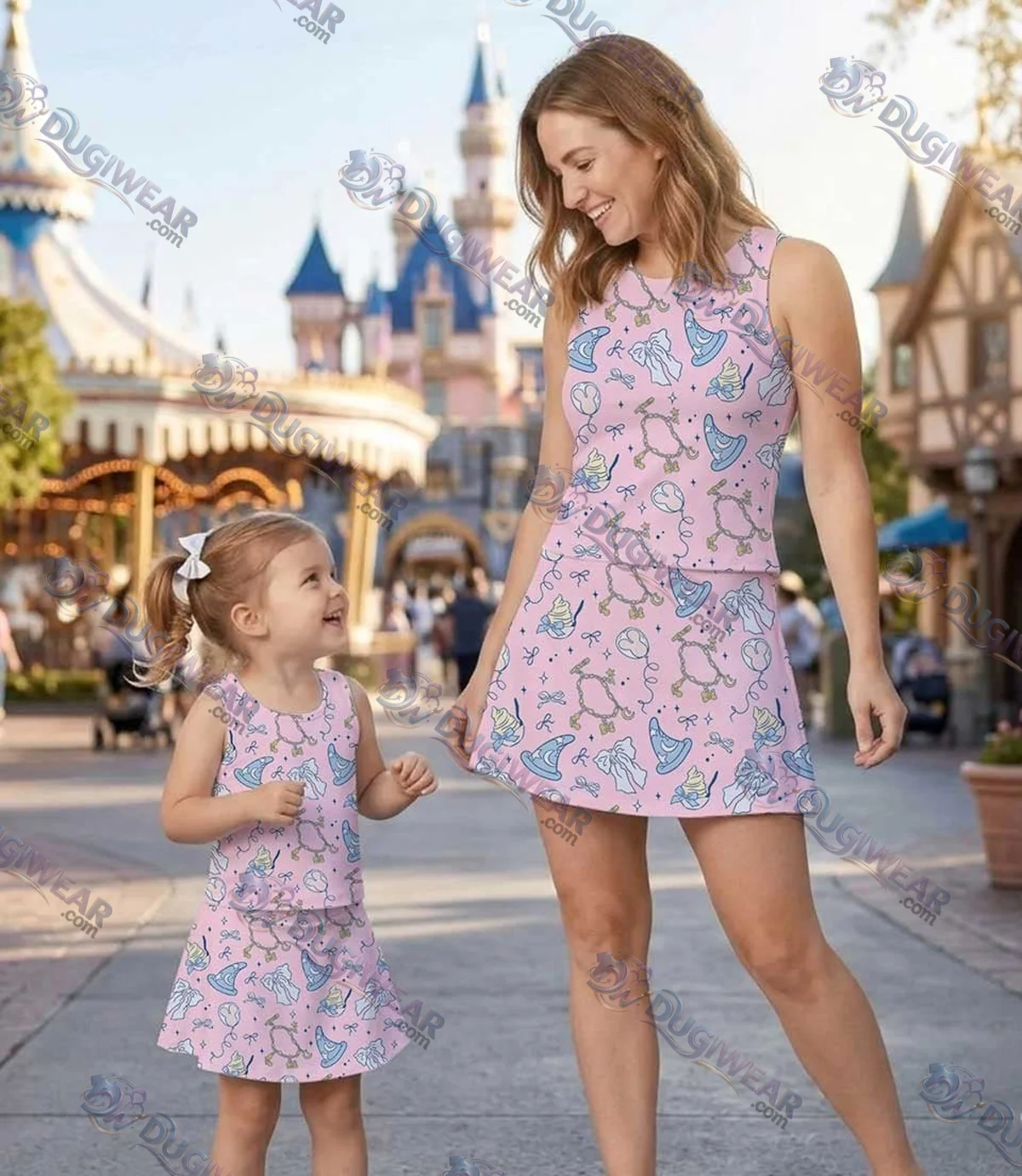 Mickey Mouse Fantasia Dress Set, Sorcerer Mickey Disneyland Vacation Outfit Mickey Mouse Fantasia Dress Set, Sorcerer Mickey Disneyland Vacation Outfit