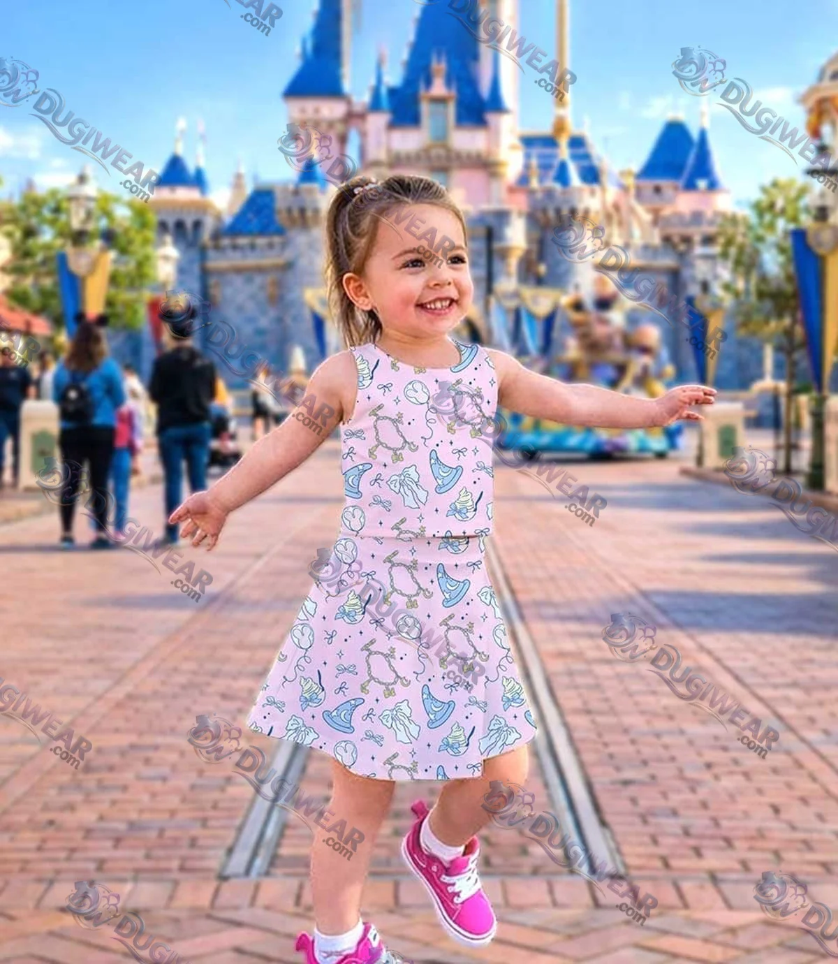 Mickey Mouse Fantasia Dress Set, Sorcerer Mickey Disneyland Vacation Outfit Mickey Mouse Fantasia Dress Set, Sorcerer Mickey Disneyland Vacation Outfit