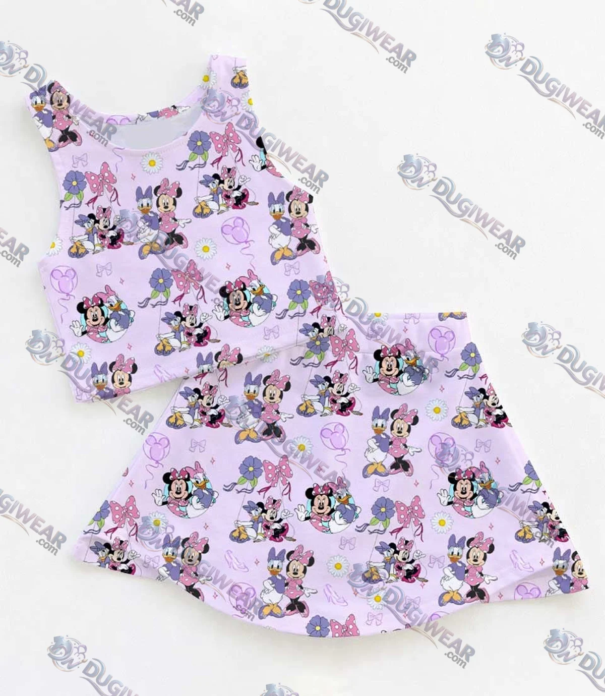 Minnie & Daisy Dress Set, Girls Just Wanna Have Fun Vacation Outfit