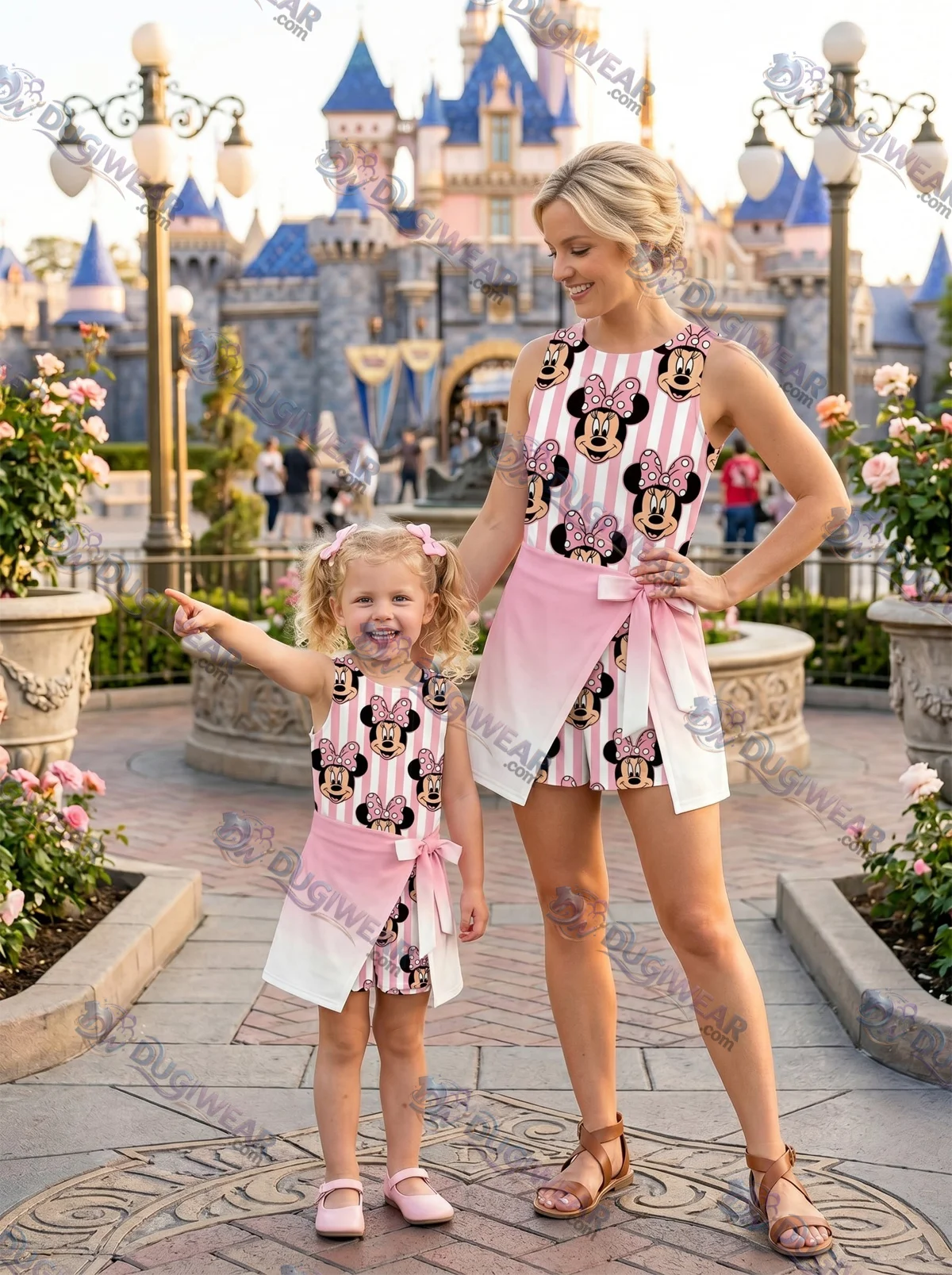 Minnie Mouse Ombre Athletic Dress - Tennis Dress Skirt, Disney Tennis Skort For Women