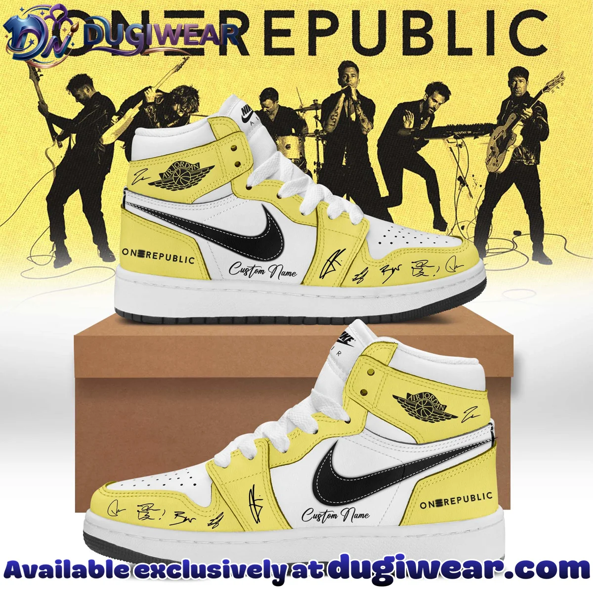 OneRepublic Custom Air Force 1 & Jordan 1 Shoes [Drop 1]