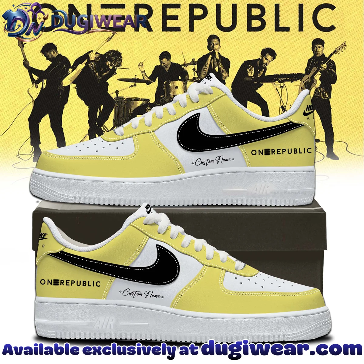 OneRepublic Custom Air Force 1 & Jordan 1 Shoes [Drop 7]